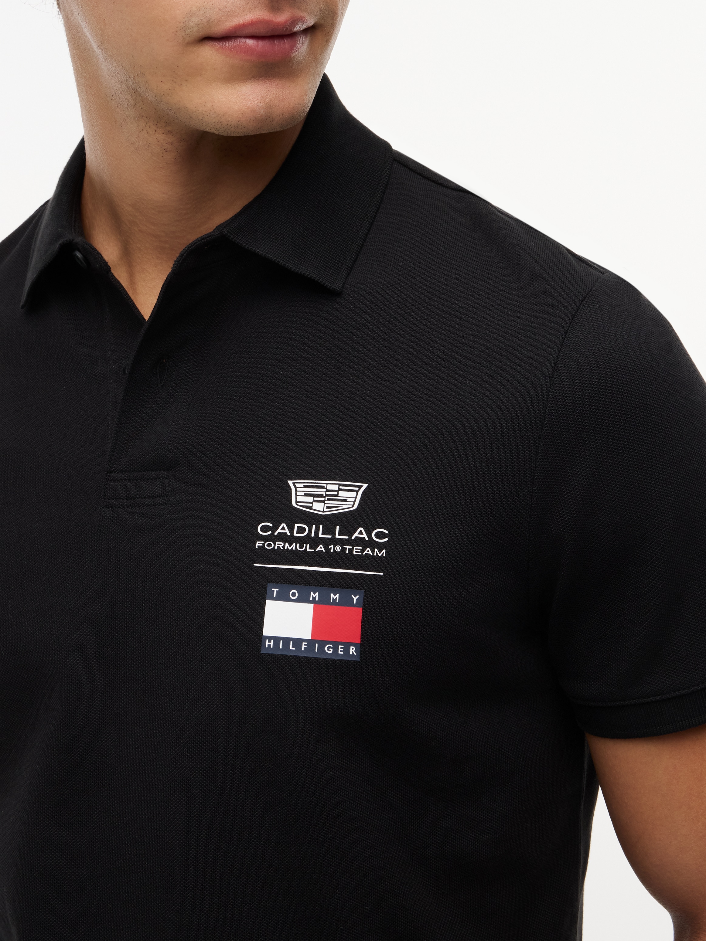 Tommy Hilfiger Poloshirt »TH x Cadillac Formula 1 Team LOGO« Unisex Special Collection Formula1