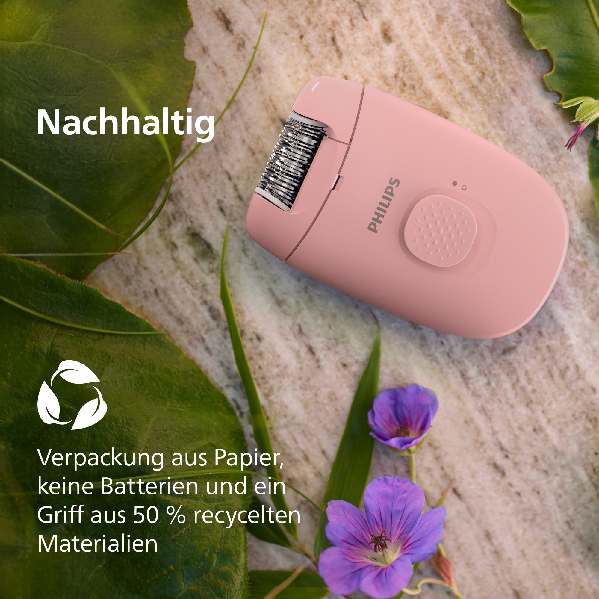 Philips Epilierer »Series 2000«, 1 St. Aufsätze, kompakter Epilierer mit Kabel und Massageaufsatz