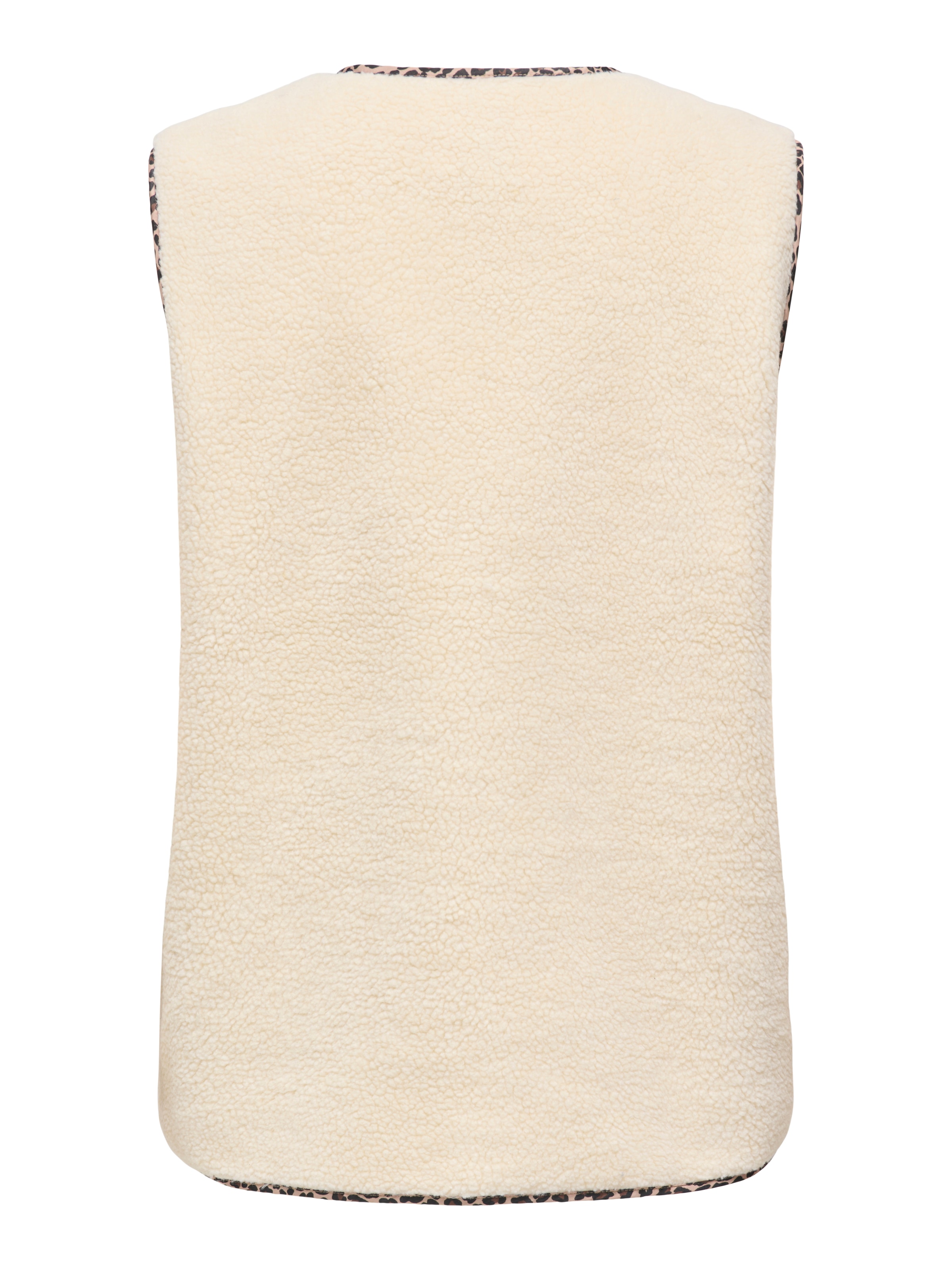 ONLY CARMAKOMA Plüschweste »CARBABY TEDDY VEST PNT« Kunstfaser