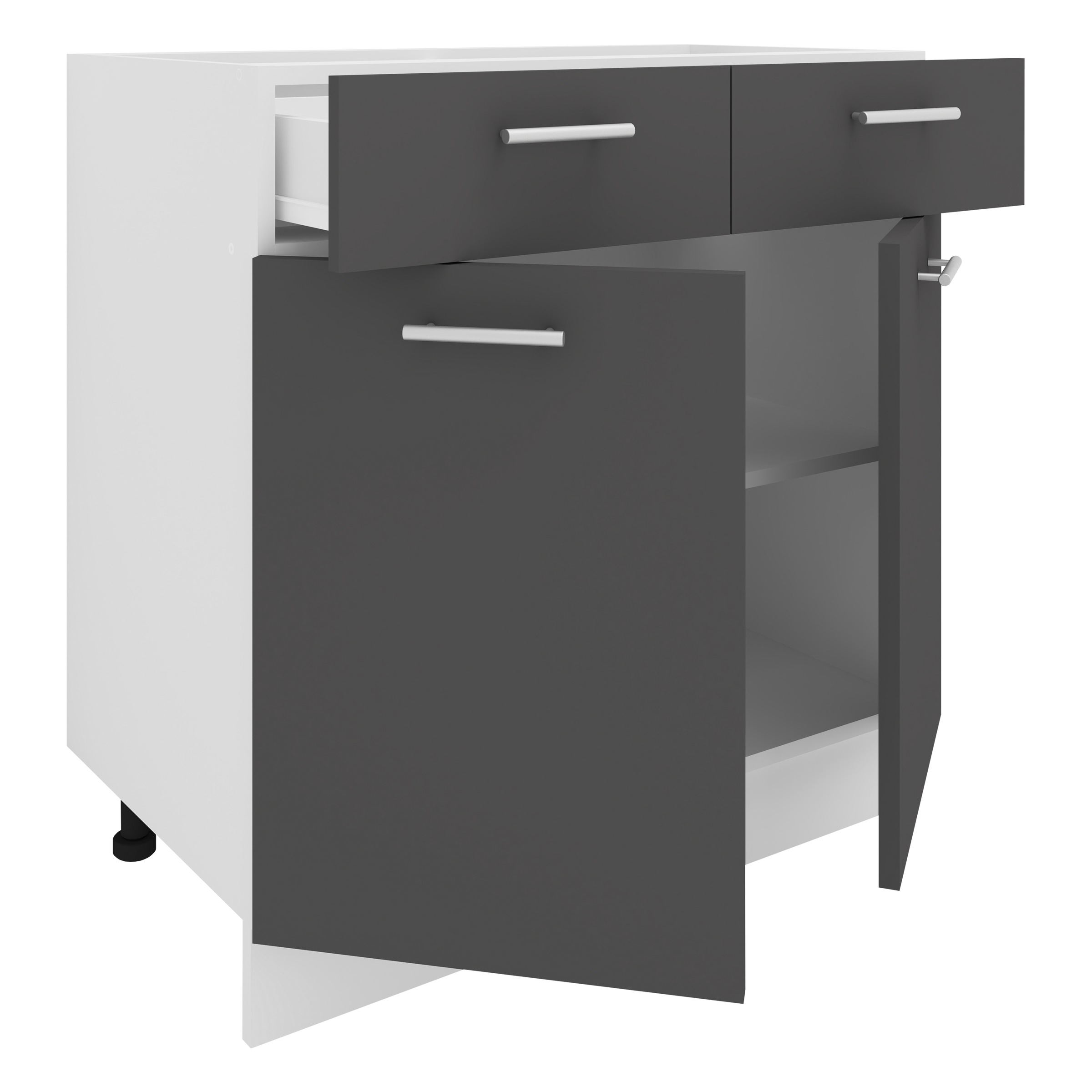 VCM Unterschrank »VCM Küchenschrank | Maße ca. H. 82 x B. 80 x. T. 46 cm | Unterschrank mit Schublade | Küchenmöbel ¿ Esilo«, (1 St.)