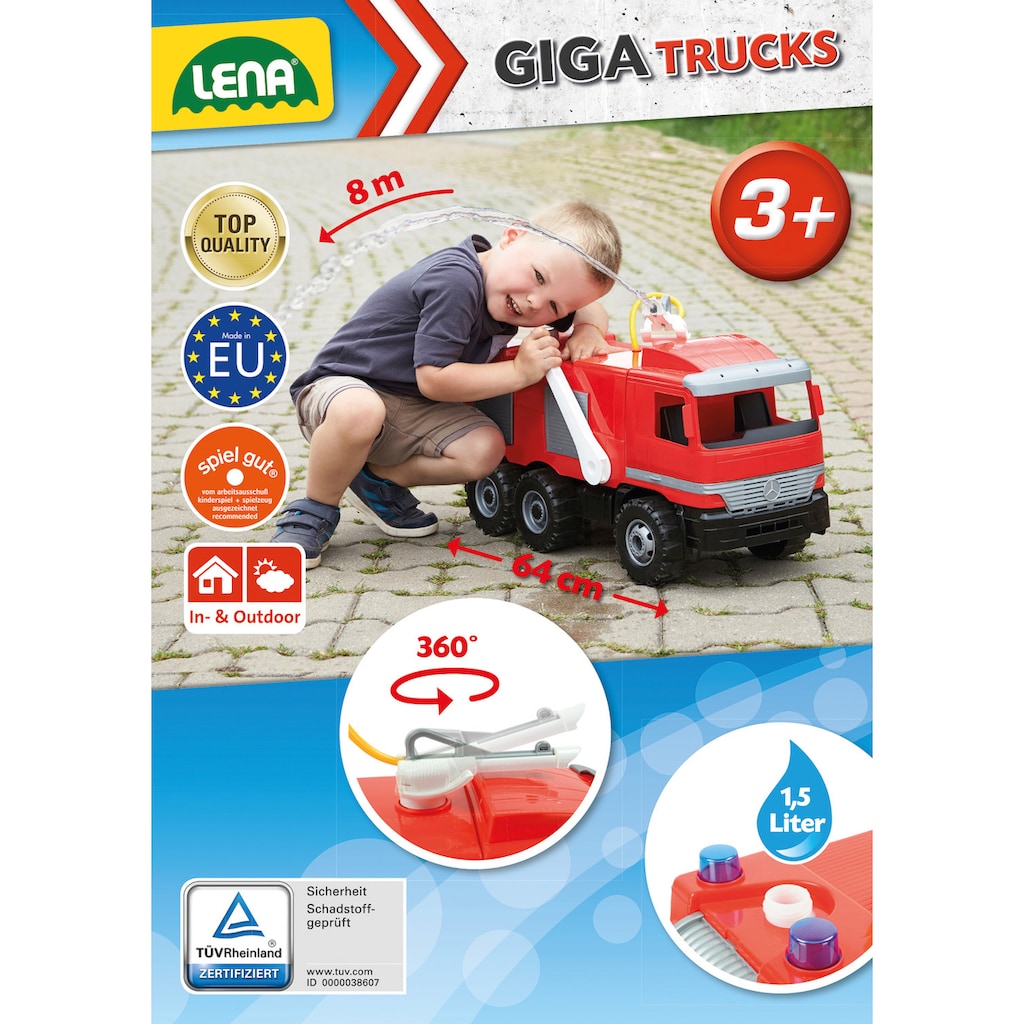 Lena® Spielzeug-Feuerwehr »Giga Trucks, Actros«