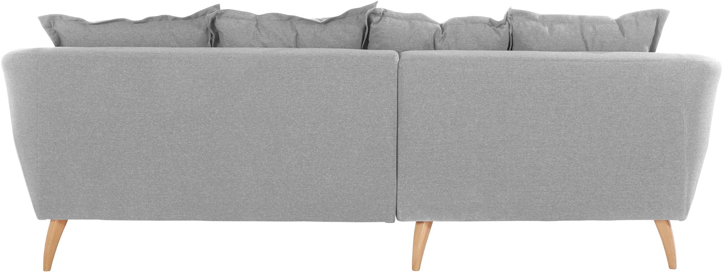 Home affaire Ecksofa »Baggio formschöne Polsterecke, bequem, Breite 277cm, L-Form« Zierkissen inklusive