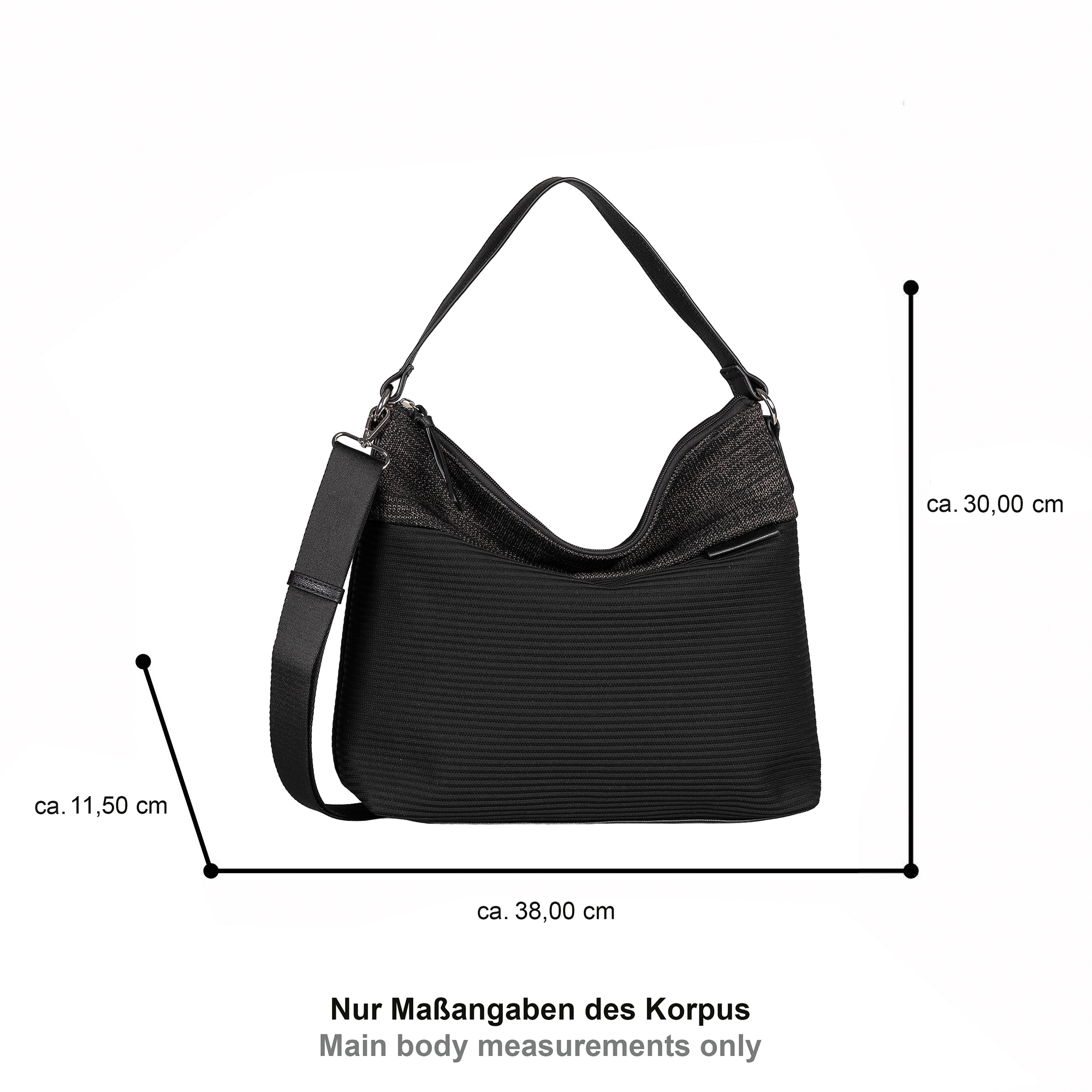 TOM TAILOR Hobo »Vesna« Damen Umhängetasche in casual Shapes