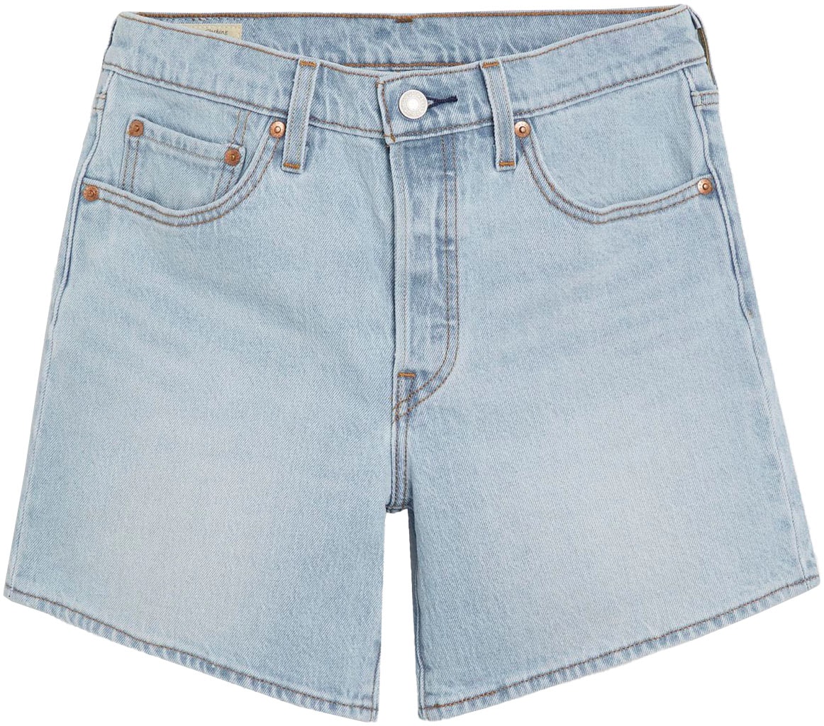 Levi's® Jeansshorts »501 Short Long«, Mit Knopfverschluss und krempelbarem Saum