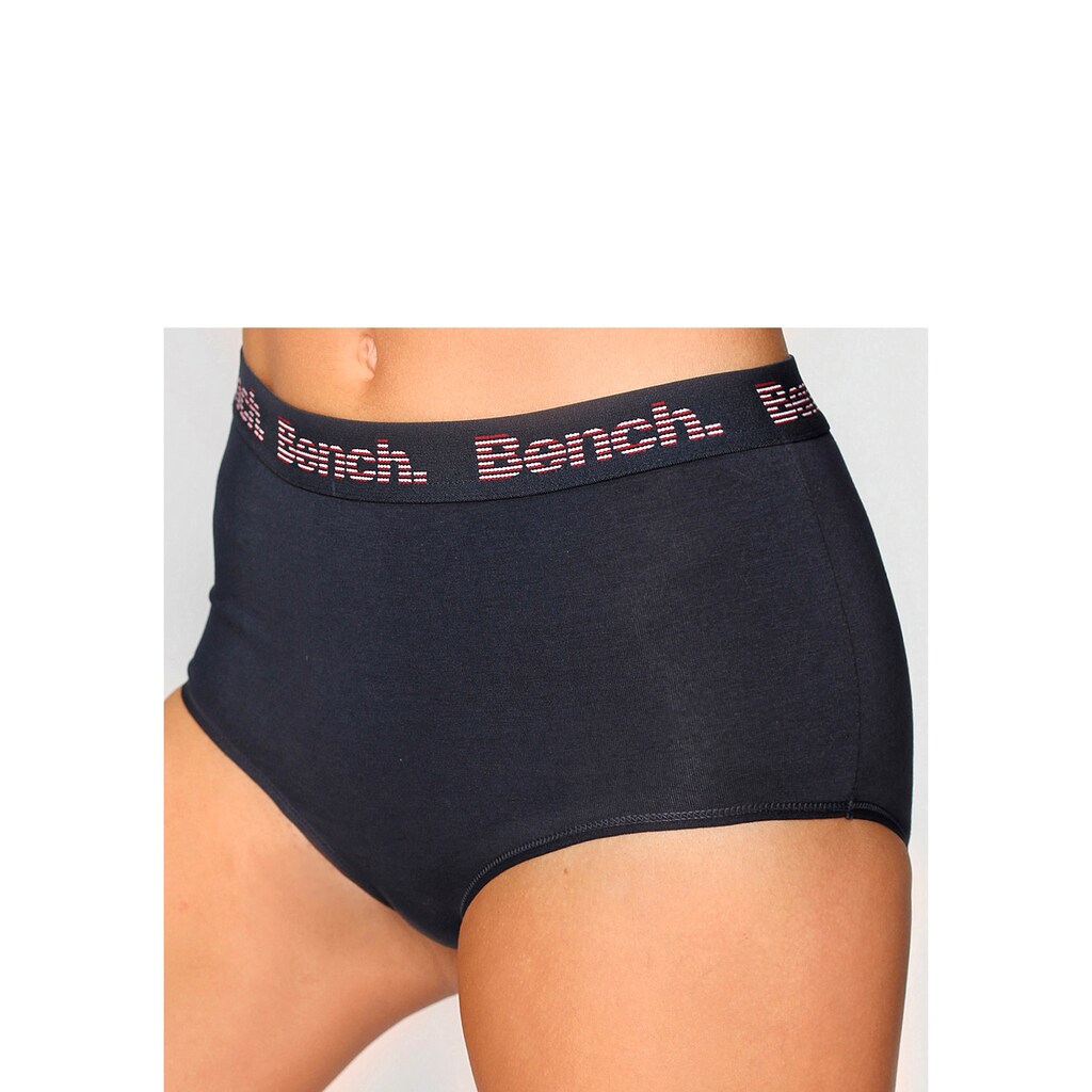 Bench. High-Waist-Slip, (4 St.), mit weichem Logo-Webbündchen