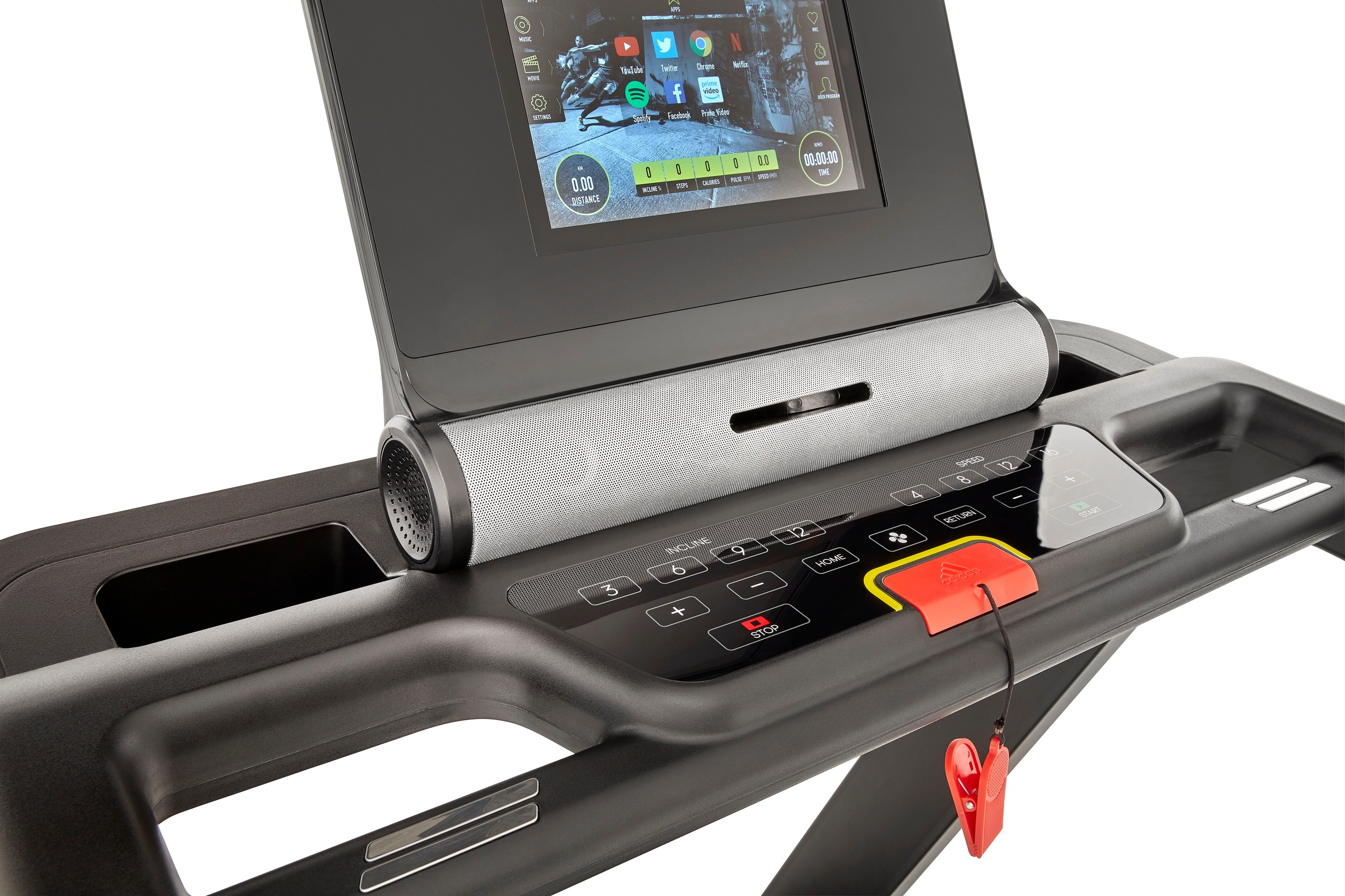 adidas Performance Laufband »T-19x«, (mit integriertem Ventilator und Tablet-Halterung), bis max. 20 km/h, klappbar