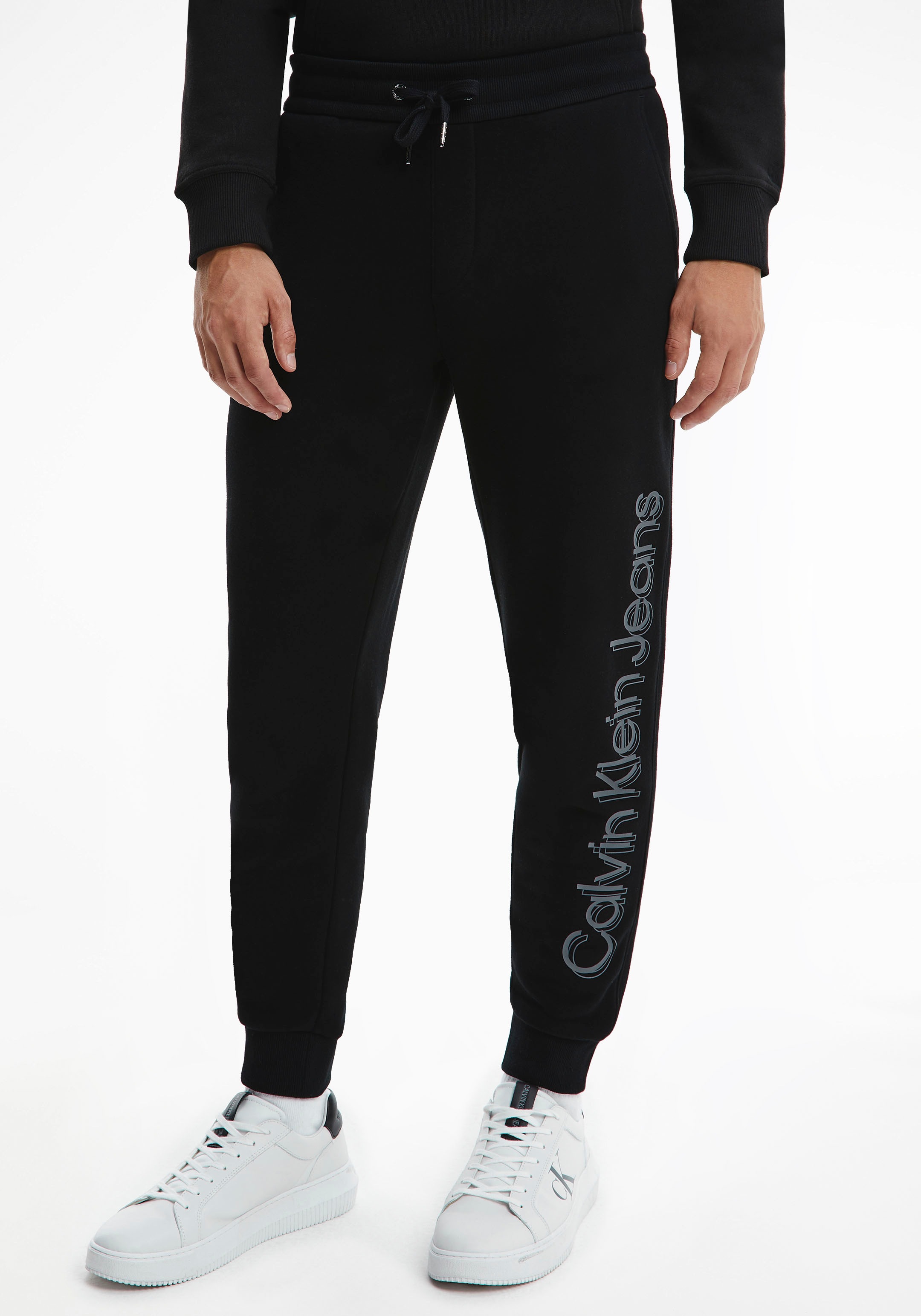 Calvin Klein Jeans Sweathose »VERTICAL BOLD INSTIT HWK PANT«