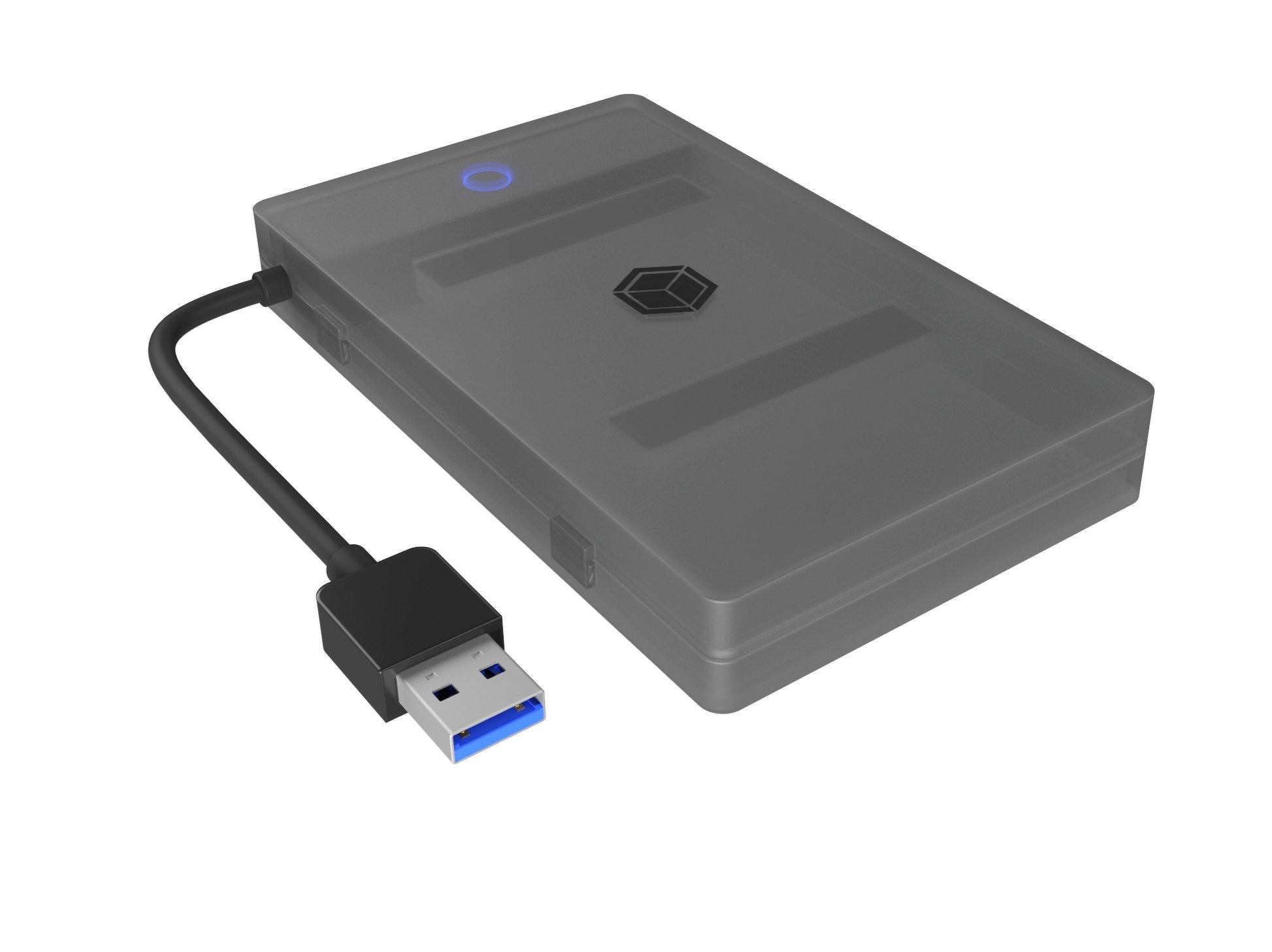 Festplatten-Gehäuse »ext. 2.5 SATA Gehäuse, USB 3.2 Gen 1, Werkzeuglos, Kunststoff, schwarz«