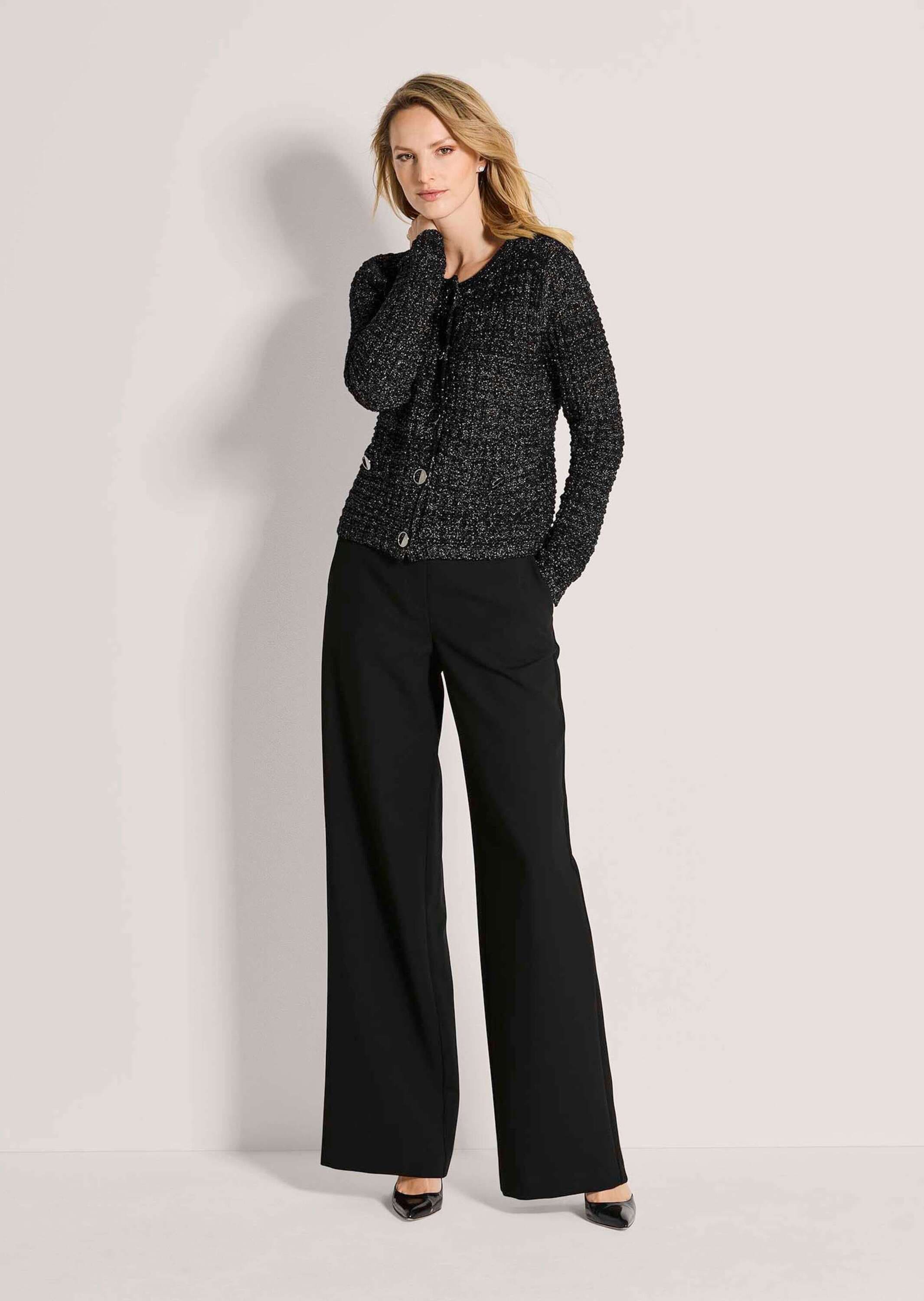 MADELEINE Strickjacke »Strickjacke Grobstrick-Cardigan mit Glanzgarn«