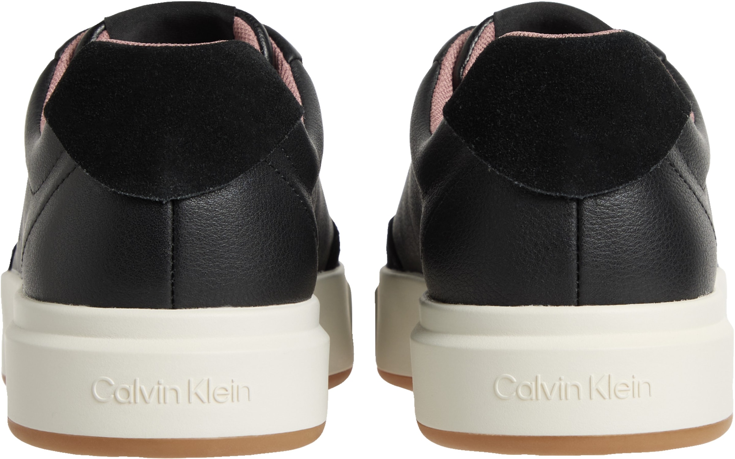 Calvin Klein Jeans Sneaker »BASKET CUPSOLE LACEUP LTH MIX«  Basket-Sneaker, Halbschuh, Schnürschuh mit Plateausohle