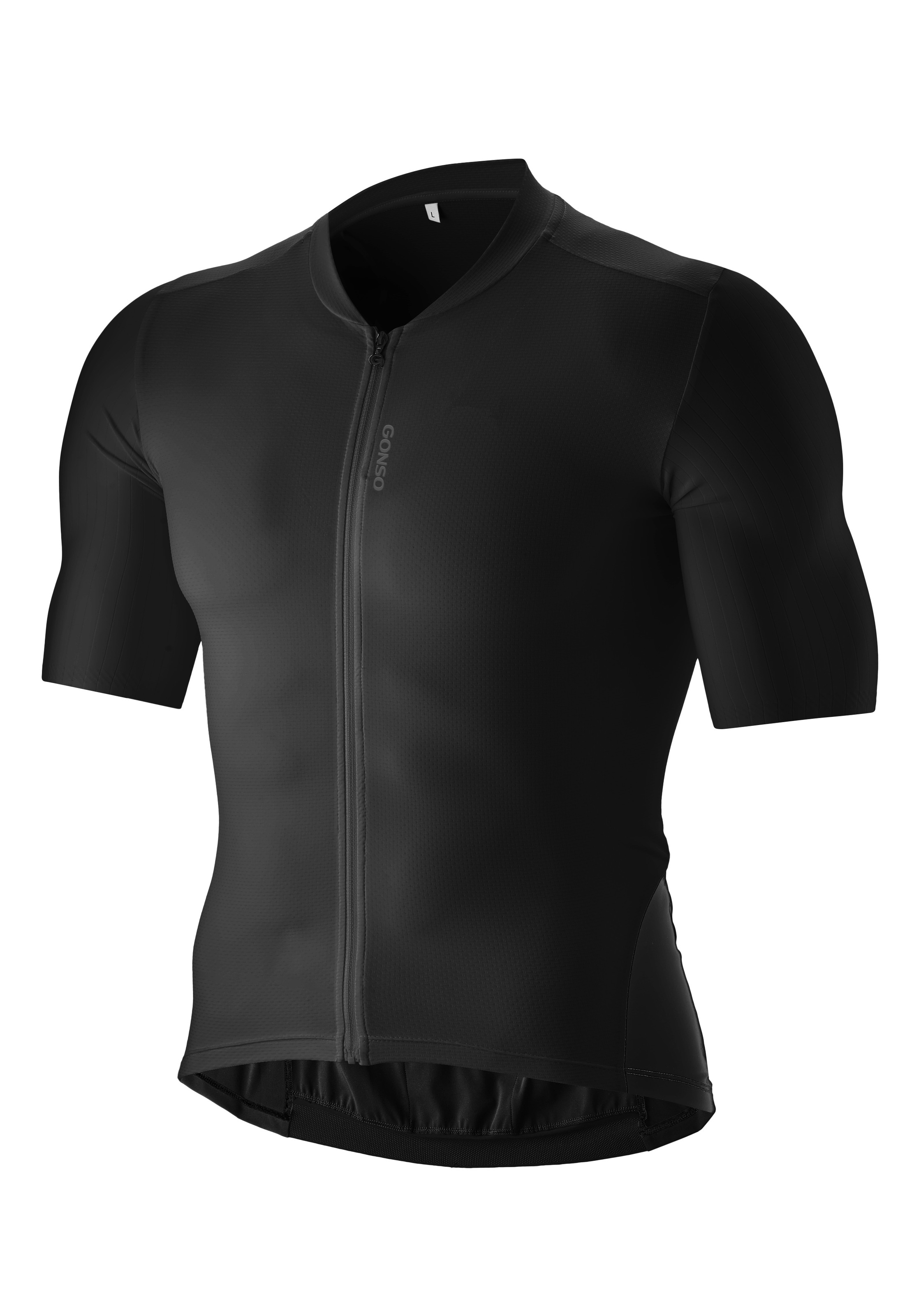 Gonso Radtrikot »SITIVO Jersey Red M« Herren Fahrradtrikot kurzarm, atmungsaktives Trikot mit Rückentasche