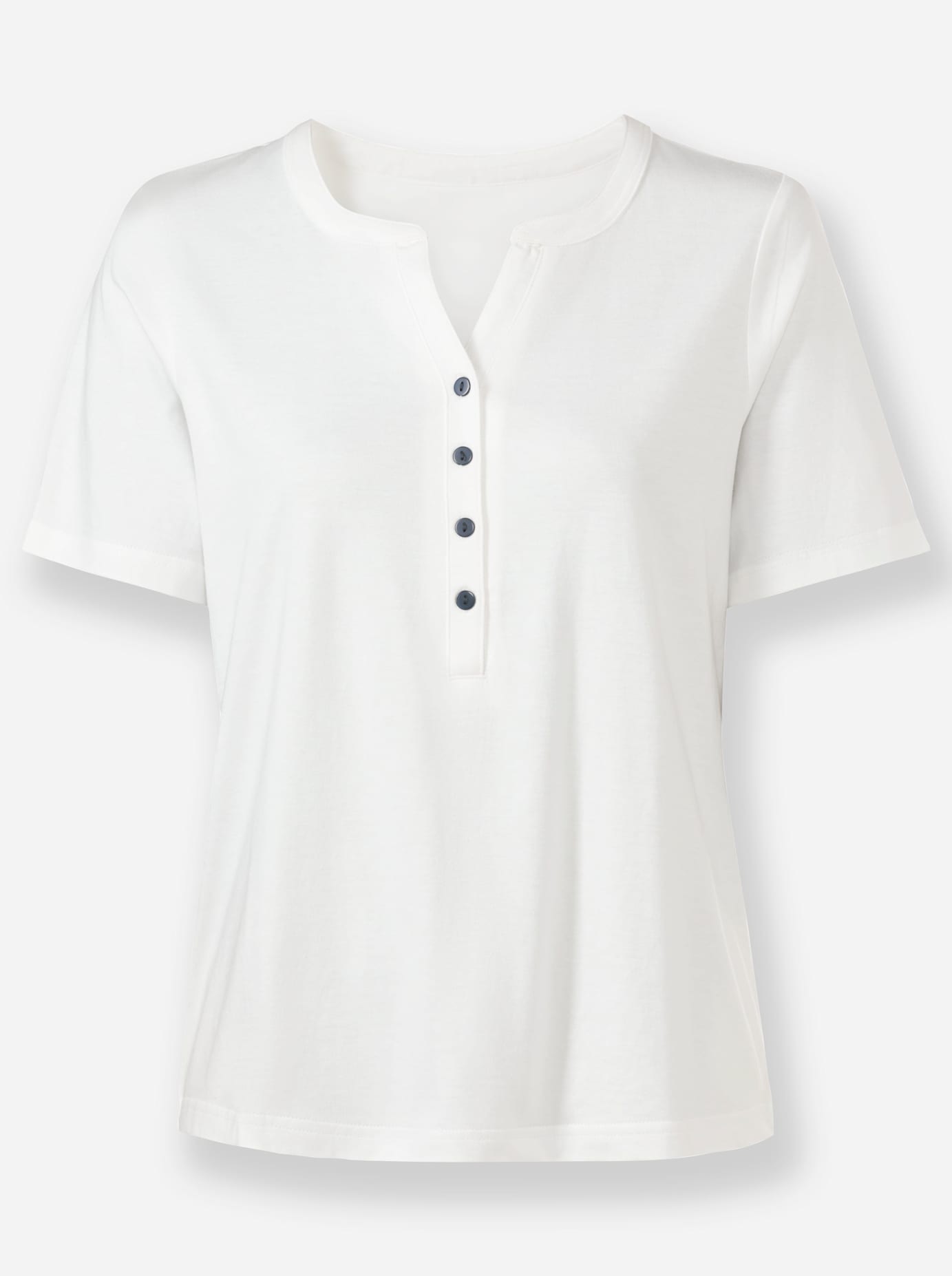Inspirationen Rundhalsshirt »Kurzarm-Shirt«, (1 tlg.)