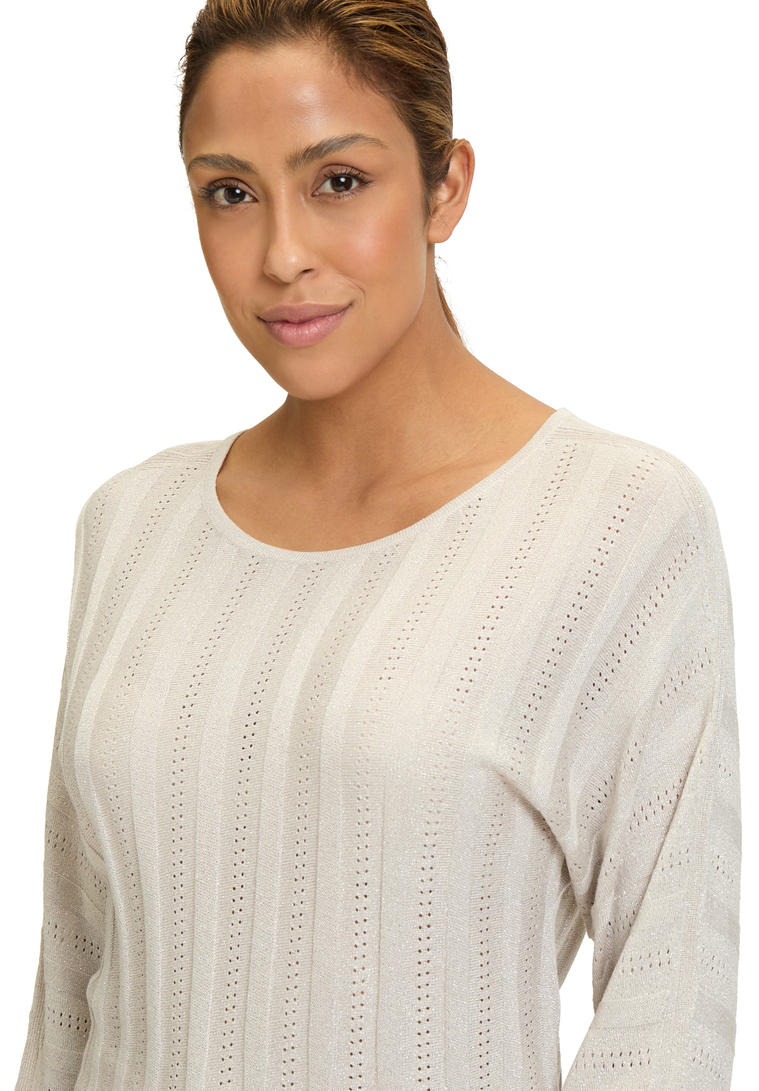 Betty Barclay Rundhalspullover »Feinstrickpullover mit Lurexfaden«
