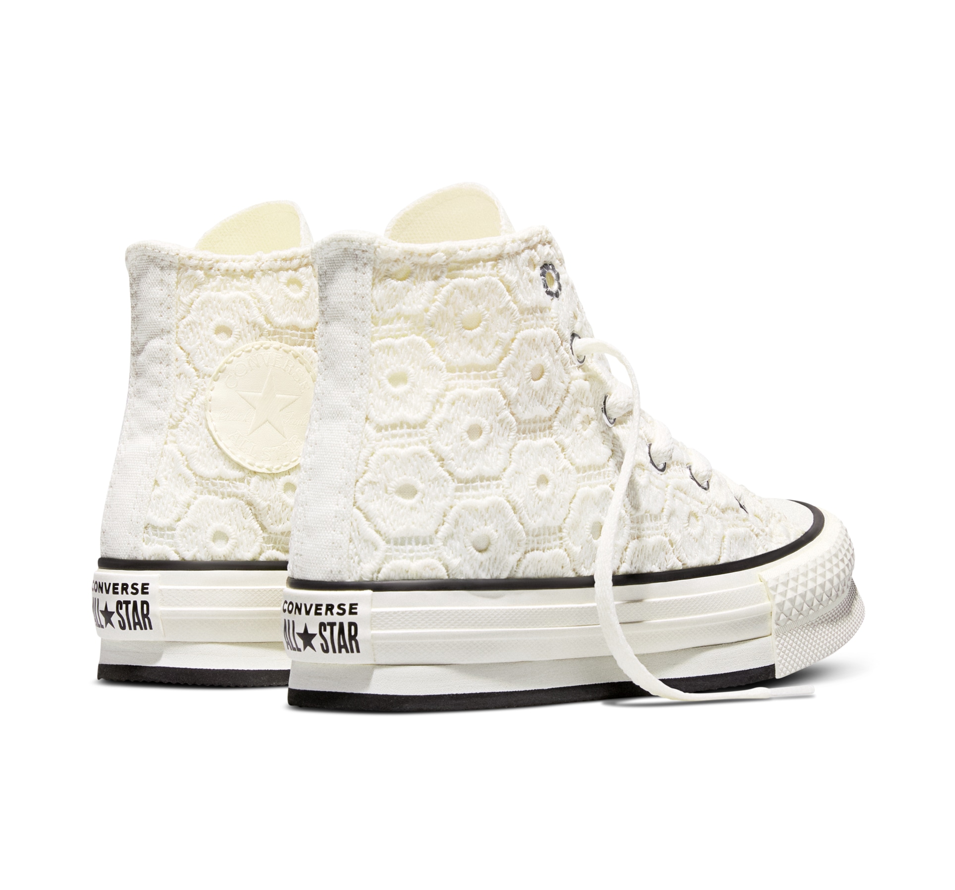 Converse Sneaker »CHUCK TAYLOR ALL STAR EVA LIFT PLATFORM FLORAL CROCHET«  für sportliche Aktivitäten, mit leicht profiliertem Laufsohlenprofil