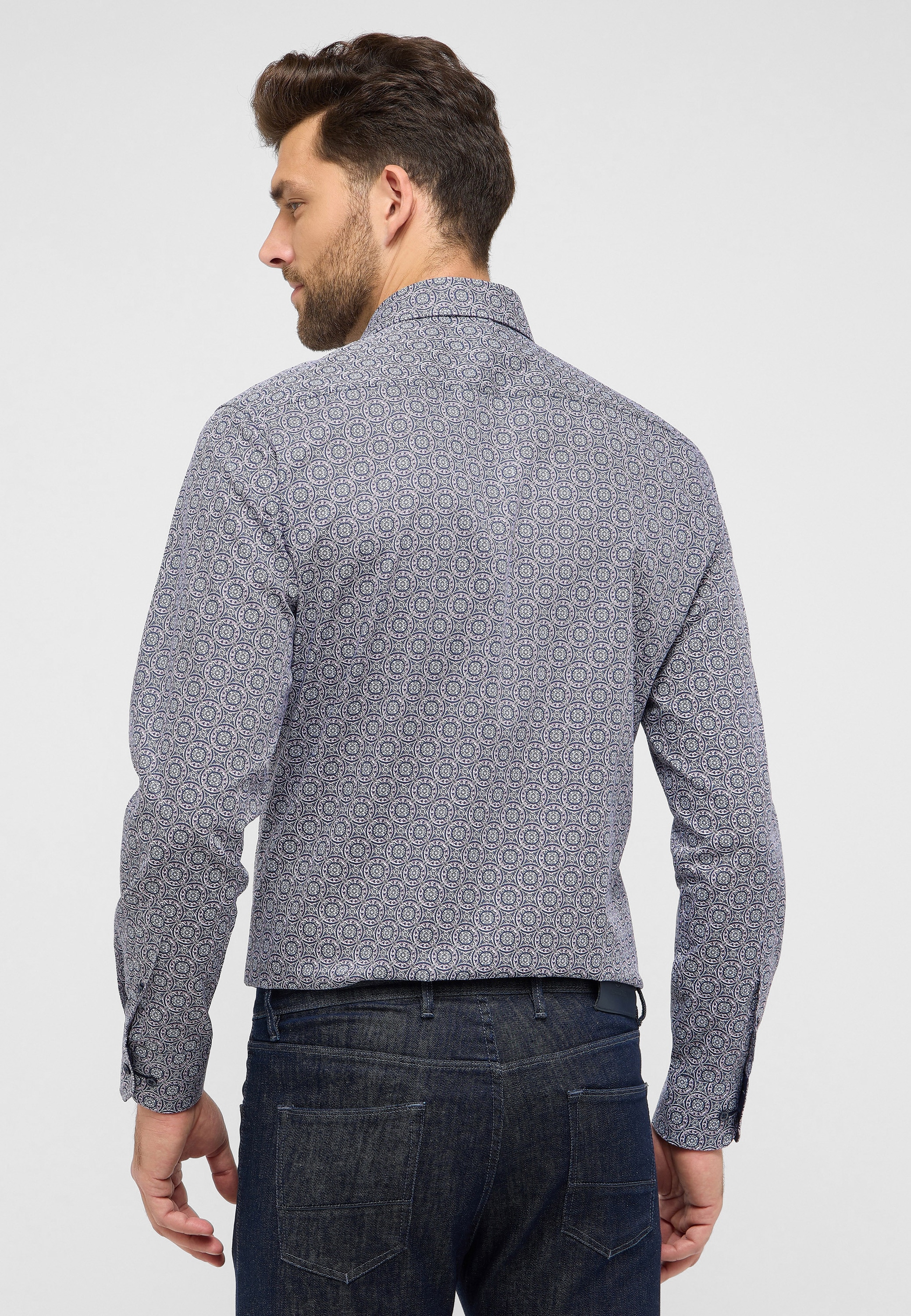 Eterna Langarmhemd »MODERN FIT«, NON IRON (bügelfrei)