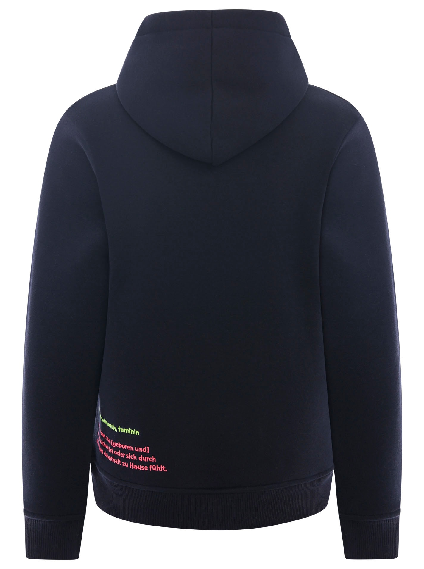 Zwillingsherz Sweatshirt, mit "Heimat"-Schriftzug, Ankermotiv und Details am Rücken