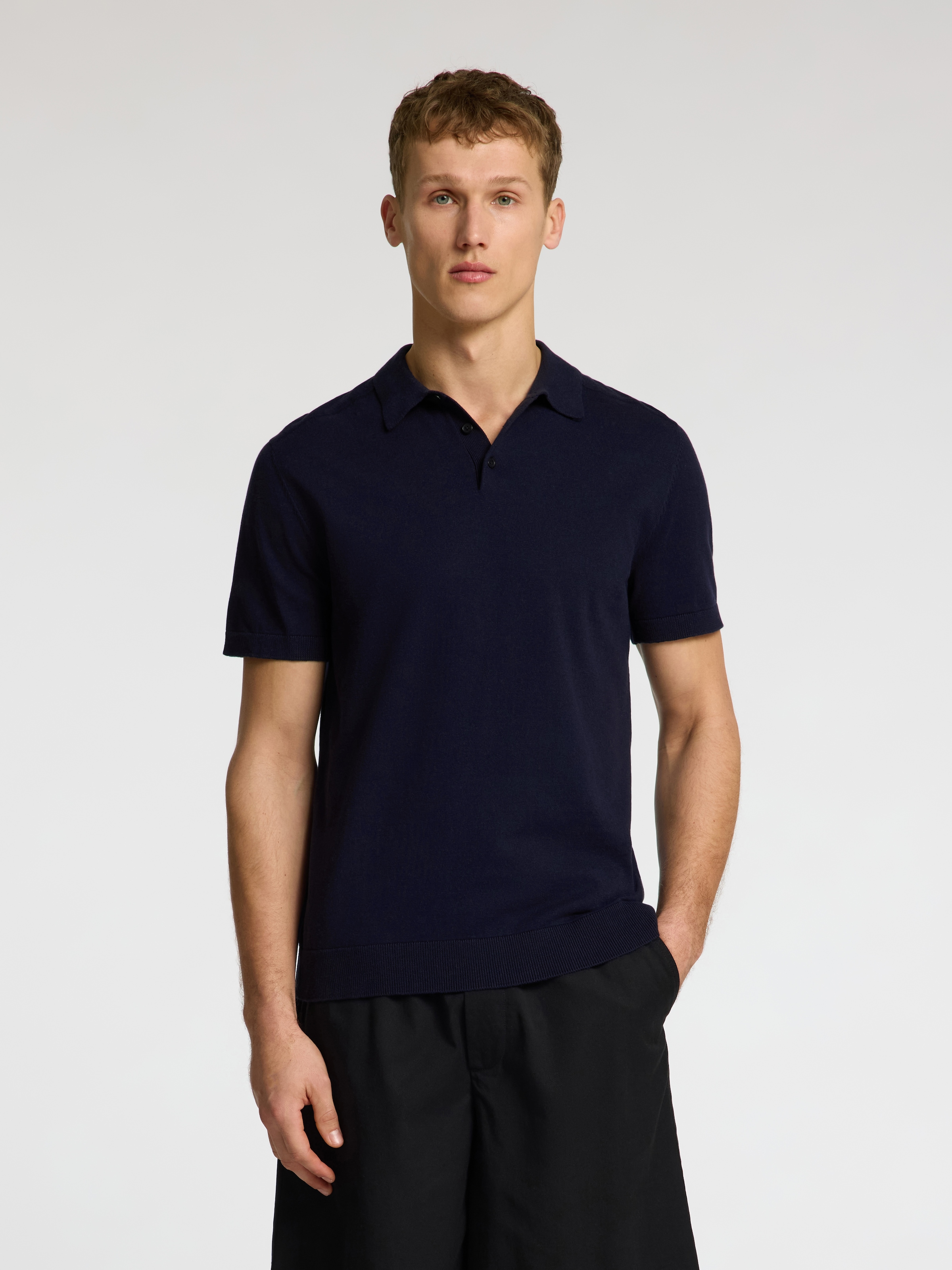 SELECTED HOMME Poloshirt »SLHBERG SS KNIT POLO NOOS«