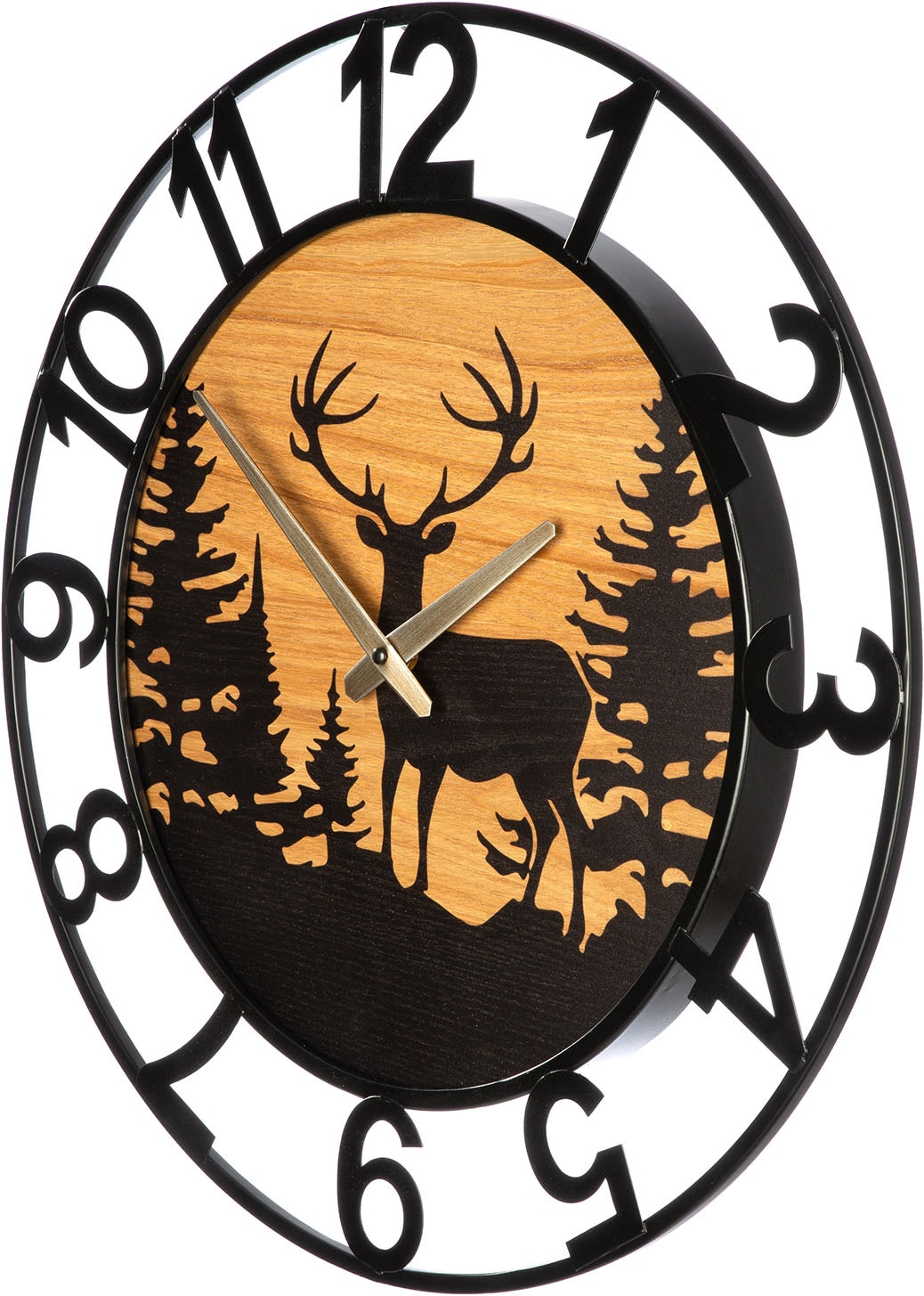 Casablanca by Gilde Wanduhr »Wanduhr Waldesruh/Lebensbaum«