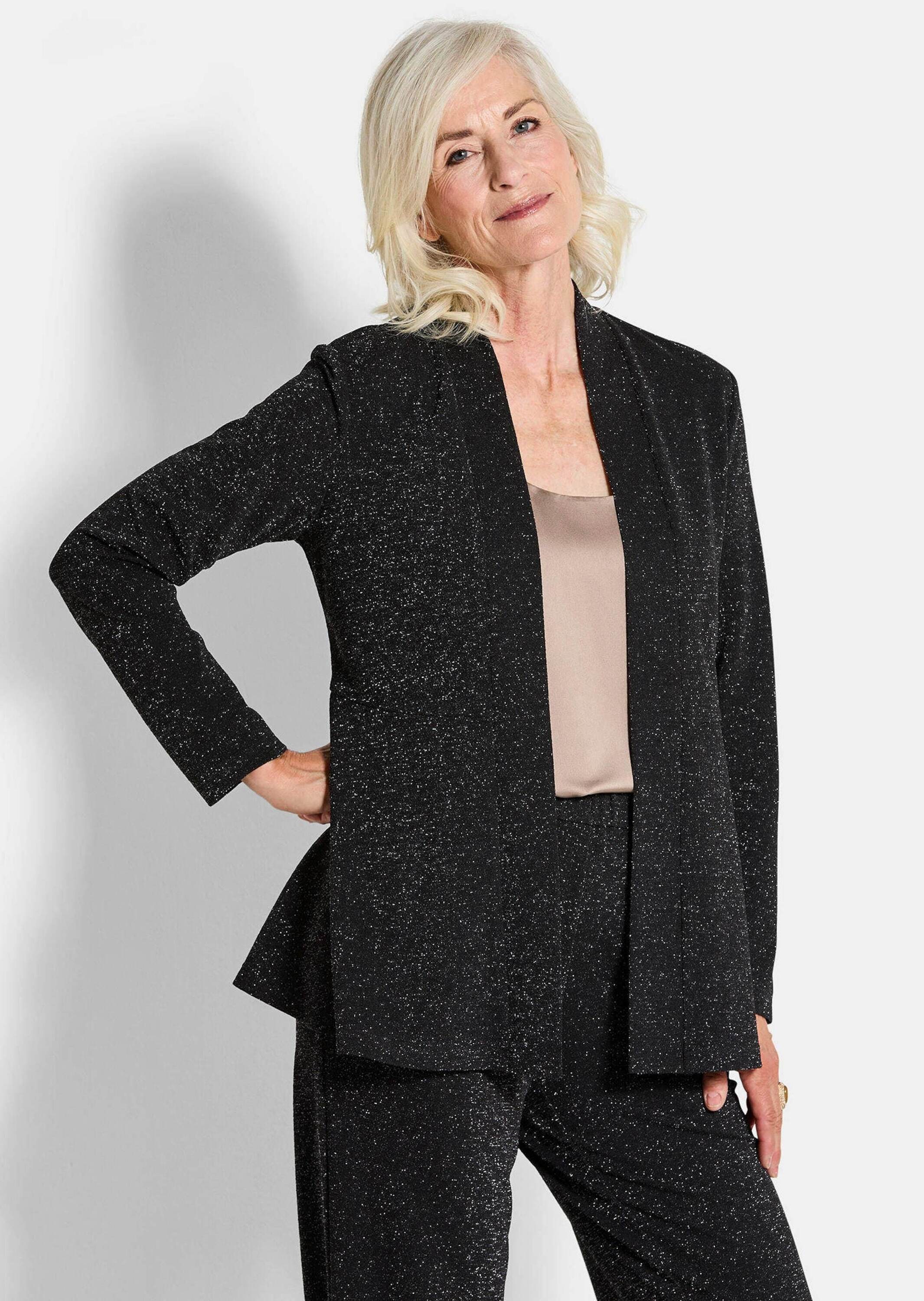 GOLDNER Jackenblazer »Elegante Jerseyjacke mit Lurex«