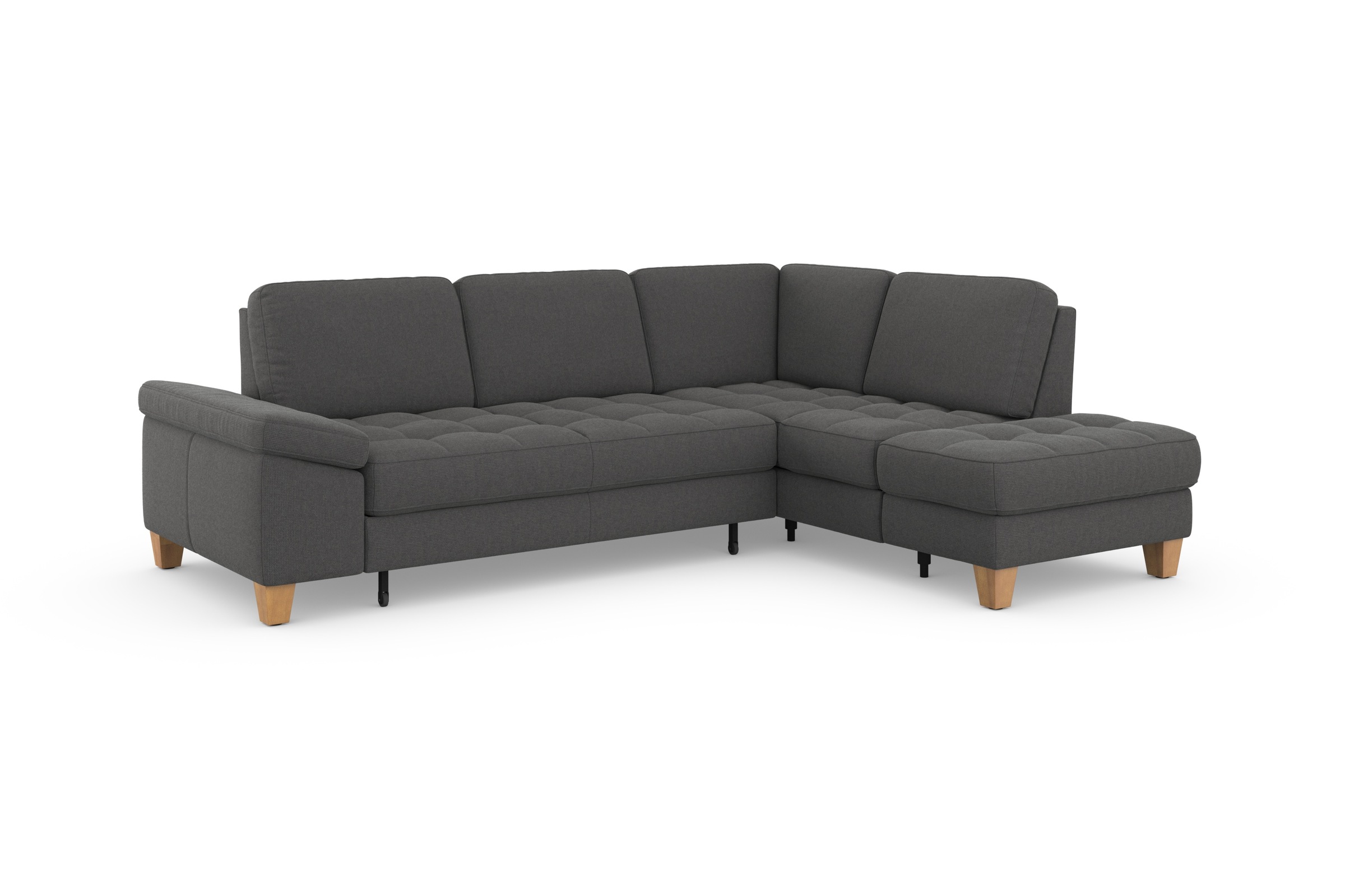 sit&more Ecksofa »Westham L-Form«, mit Ottomane, mit oder ohne Bettfunktion, Bettkasten, Verstellung