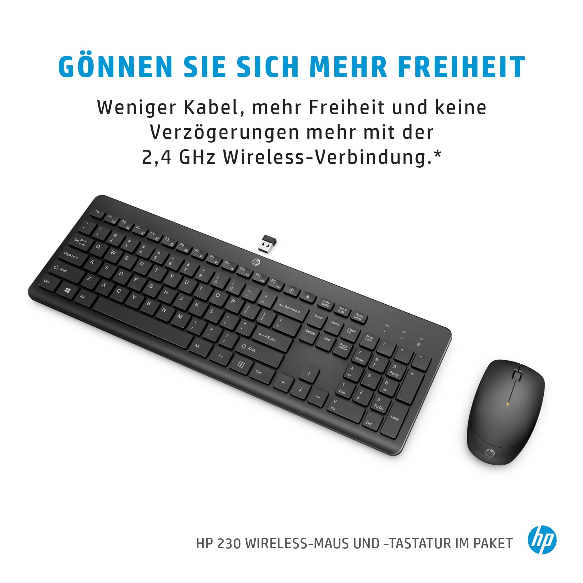 HP Tastatur- und Maus-Set »230«