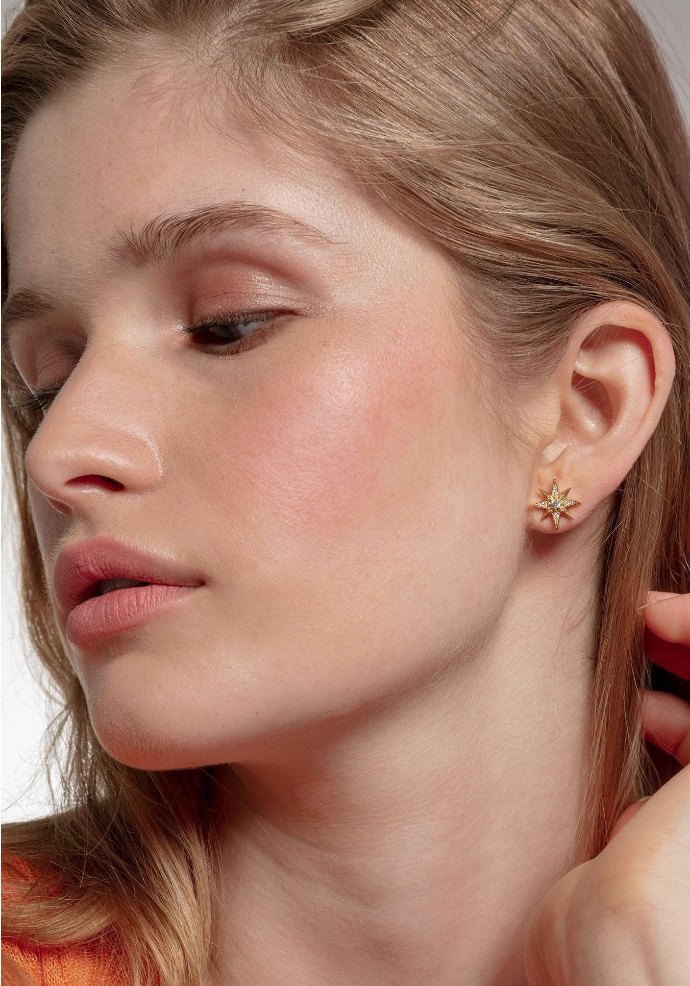 THOMAS SABO Paar Ohrstecker »Ohrstecker Stern gold«