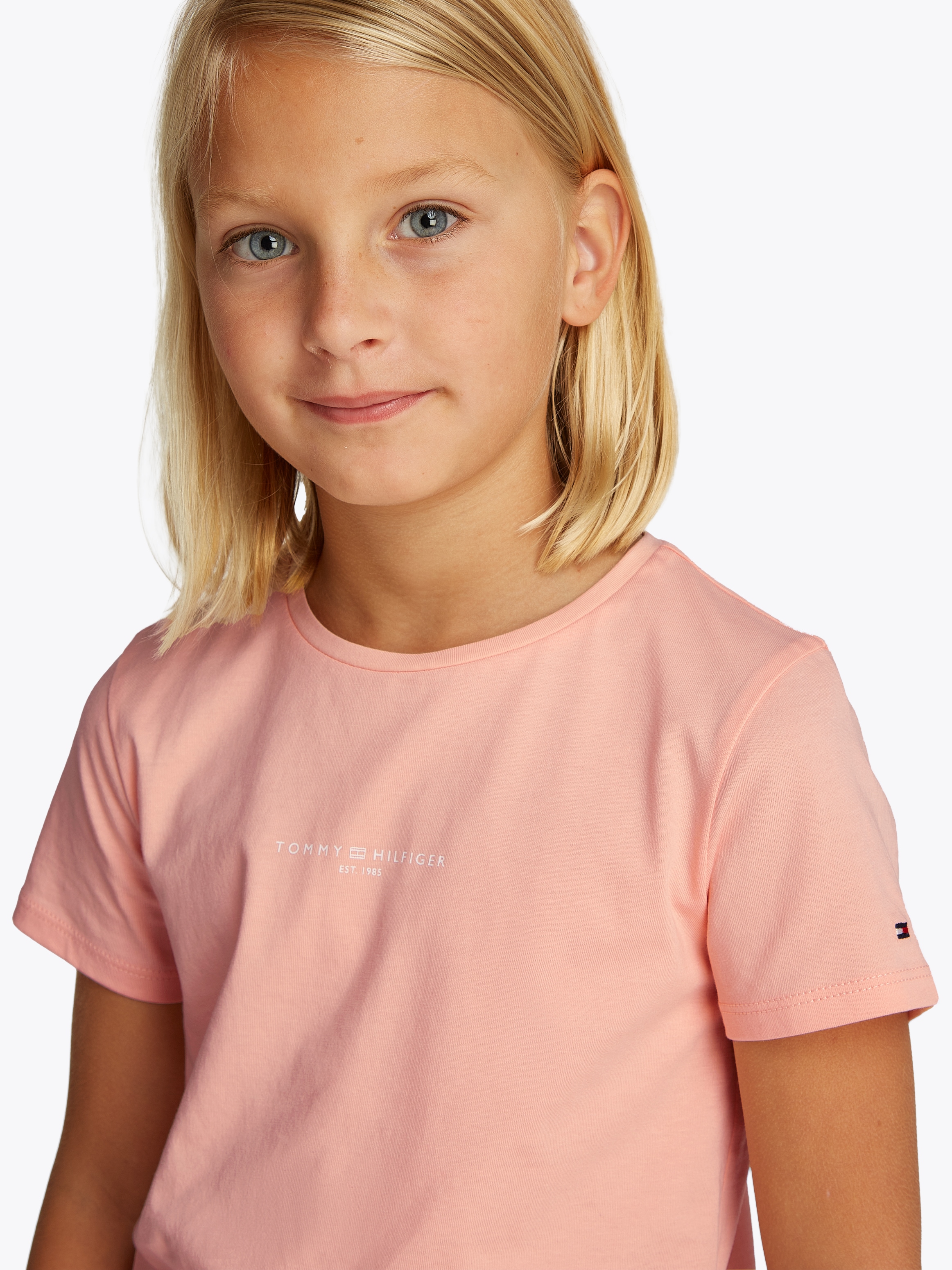 Tommy Hilfiger T-Shirt & Shorts »MINI CORP SET TEE + SHORT«, mit Logodruck