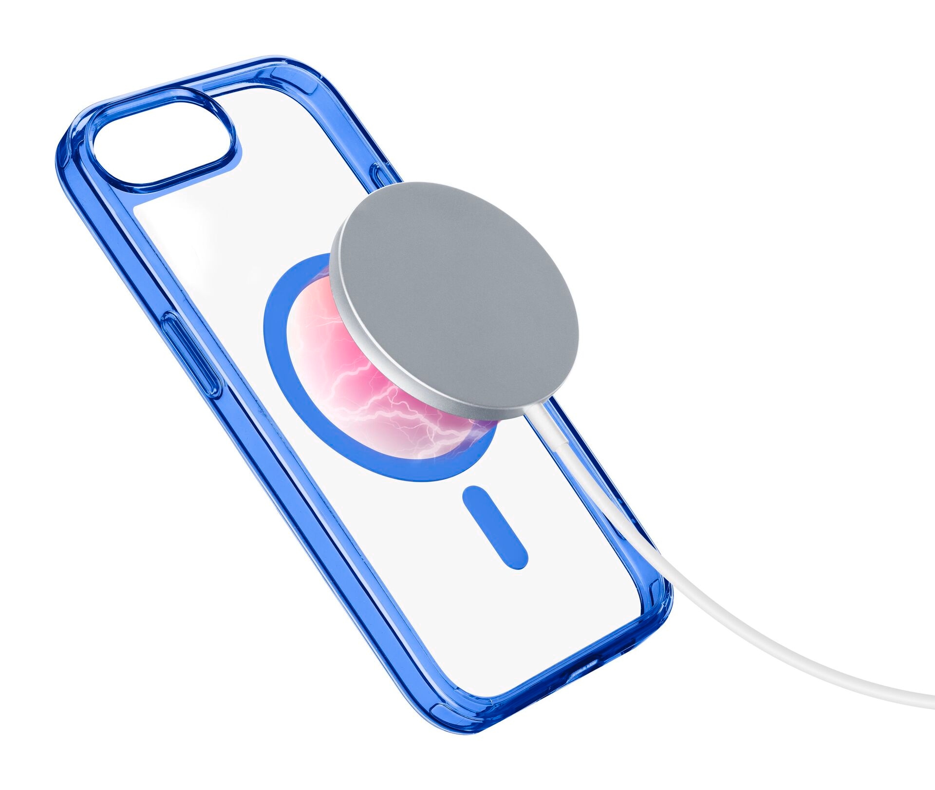Cellularline Handyhülle »Iconic MAG MagSafe Case für Apple iPhone 16e«, Apple iPhone 16e, Backcover, Schutzhülle, Handyschutzhülle, Case, Schutzcase, stoßfest
