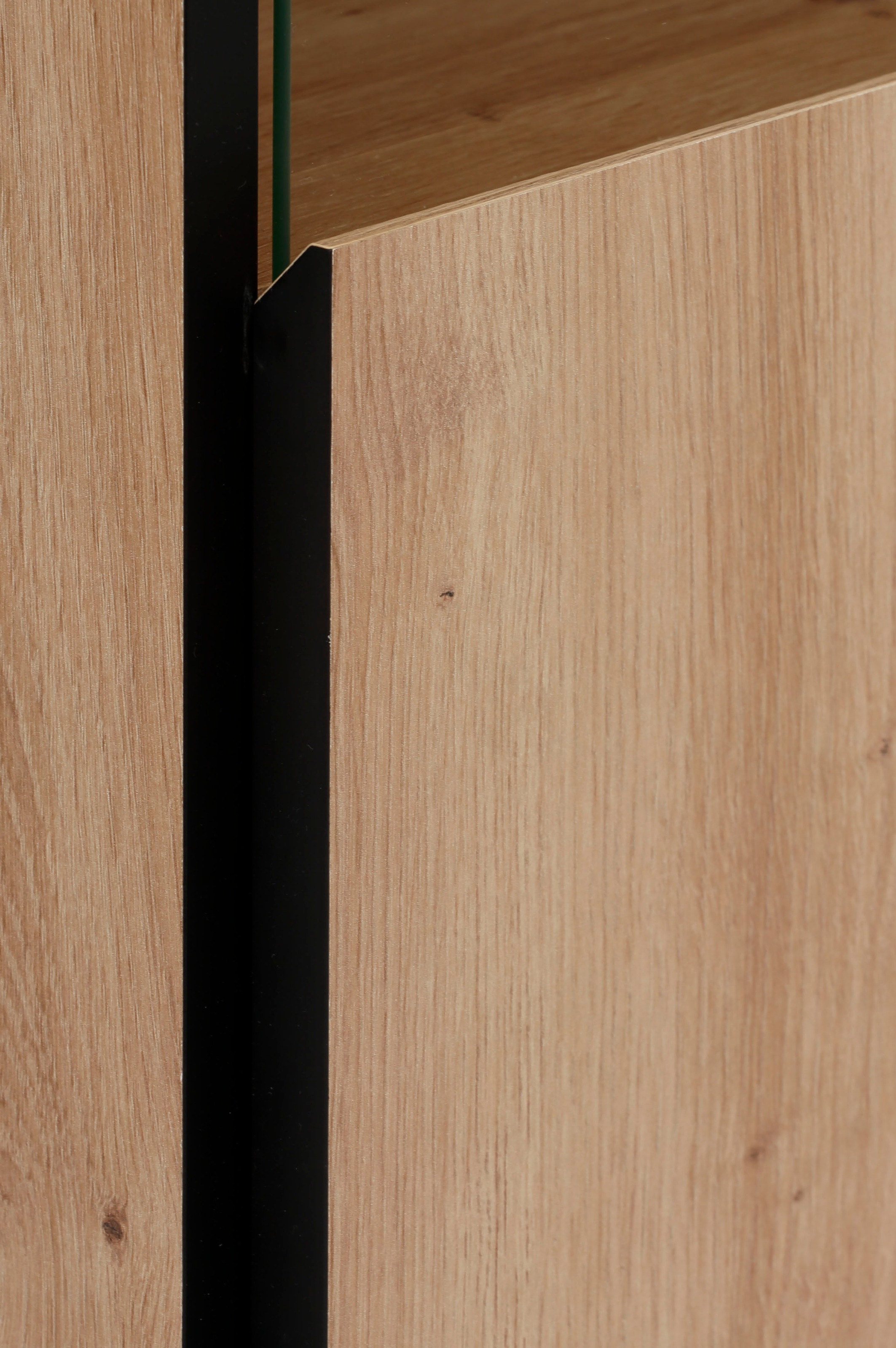 HELA Vitrine »Ariana«, mit angeschrägten Griffmulden, Höhe 195 cm kaufen  bei OTTO