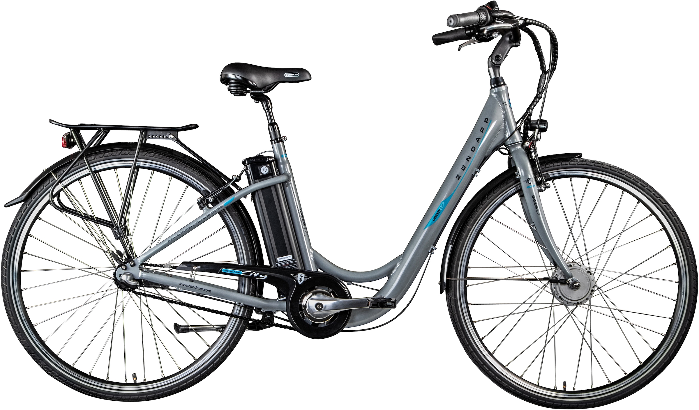 E-Bike »Green 2.7«, 3 Gang, Frontmotor 250 W, Pedelec, Elektrofahrrad für Damen u. Herren