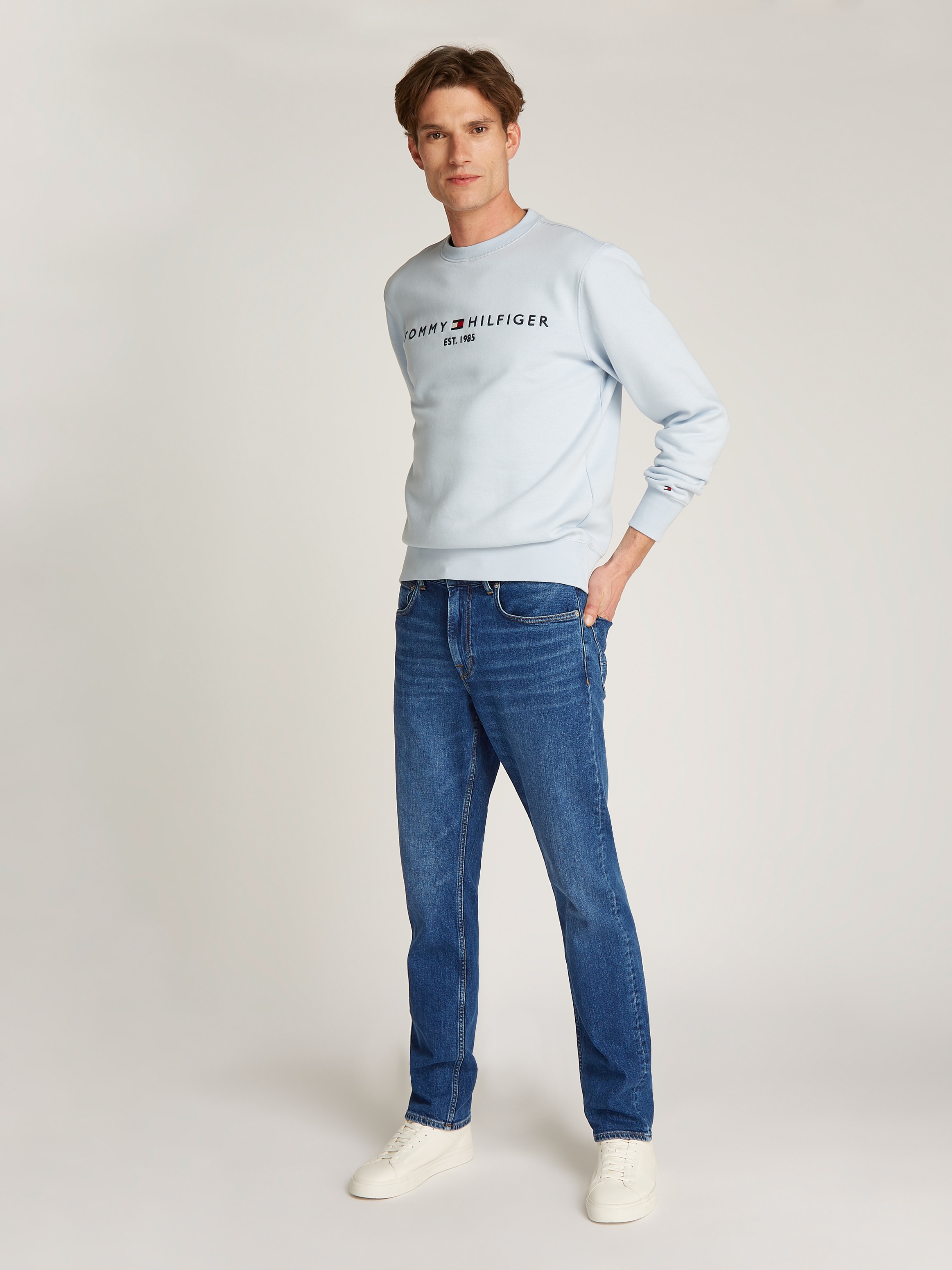 Tommy Hilfiger Straight-Jeans, in blauer Waschung