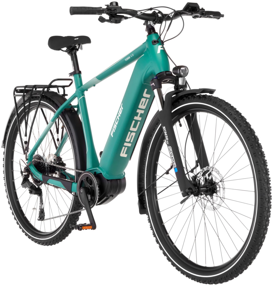 FISCHER Fahrrad »TERRA 4.0i 630 55« 10 Gang Shimano CUES Schaltwerk Mittelmotor mit Akku-Ladegerät | mit Werkzeug,  Pedelec, Elektrofahrrad für Damen und Herren