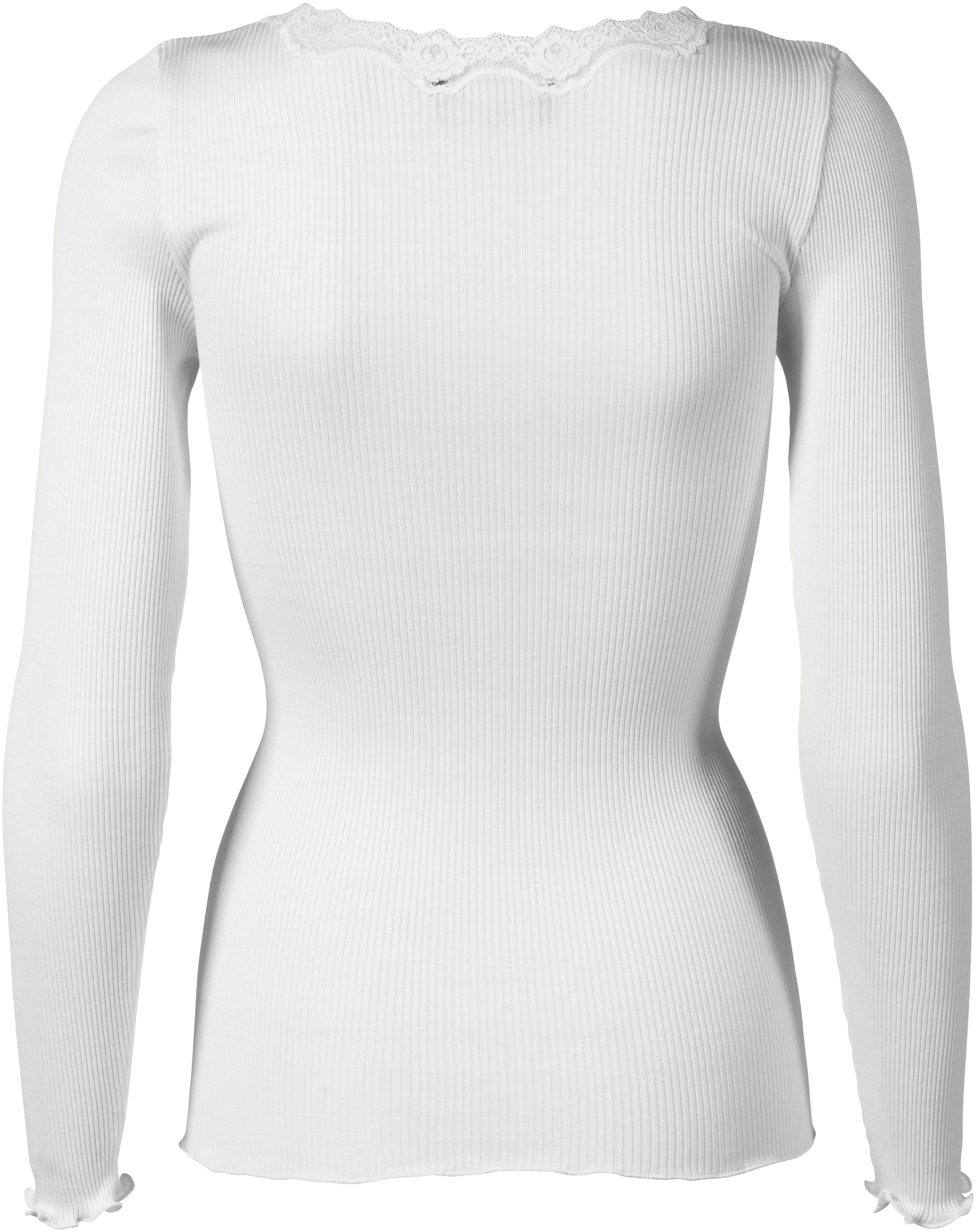 rosemunde Langarmshirt »Babette Silk Blouse« Langarm, mit Spitze, feminin, bequem, Seide- /Baumwollmischung