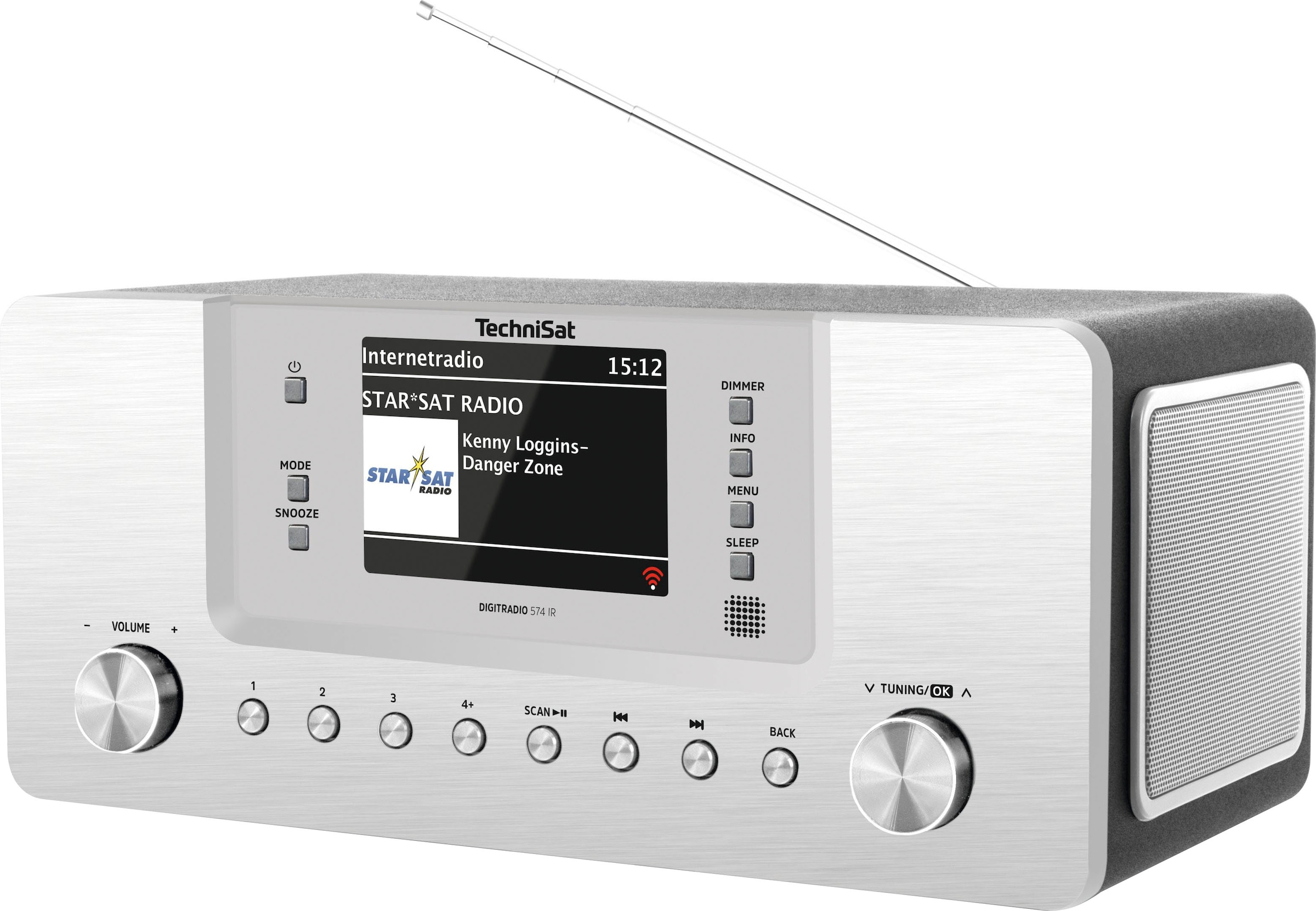 TechniSat Radio »DIGITRADIO 574 IR«, (Bluetooth-A2DP Bluetooth-AVRCP Bluetooth-WLAN Digitalradio (DAB+)-UKW mit RDS-Internetradio 10 W)