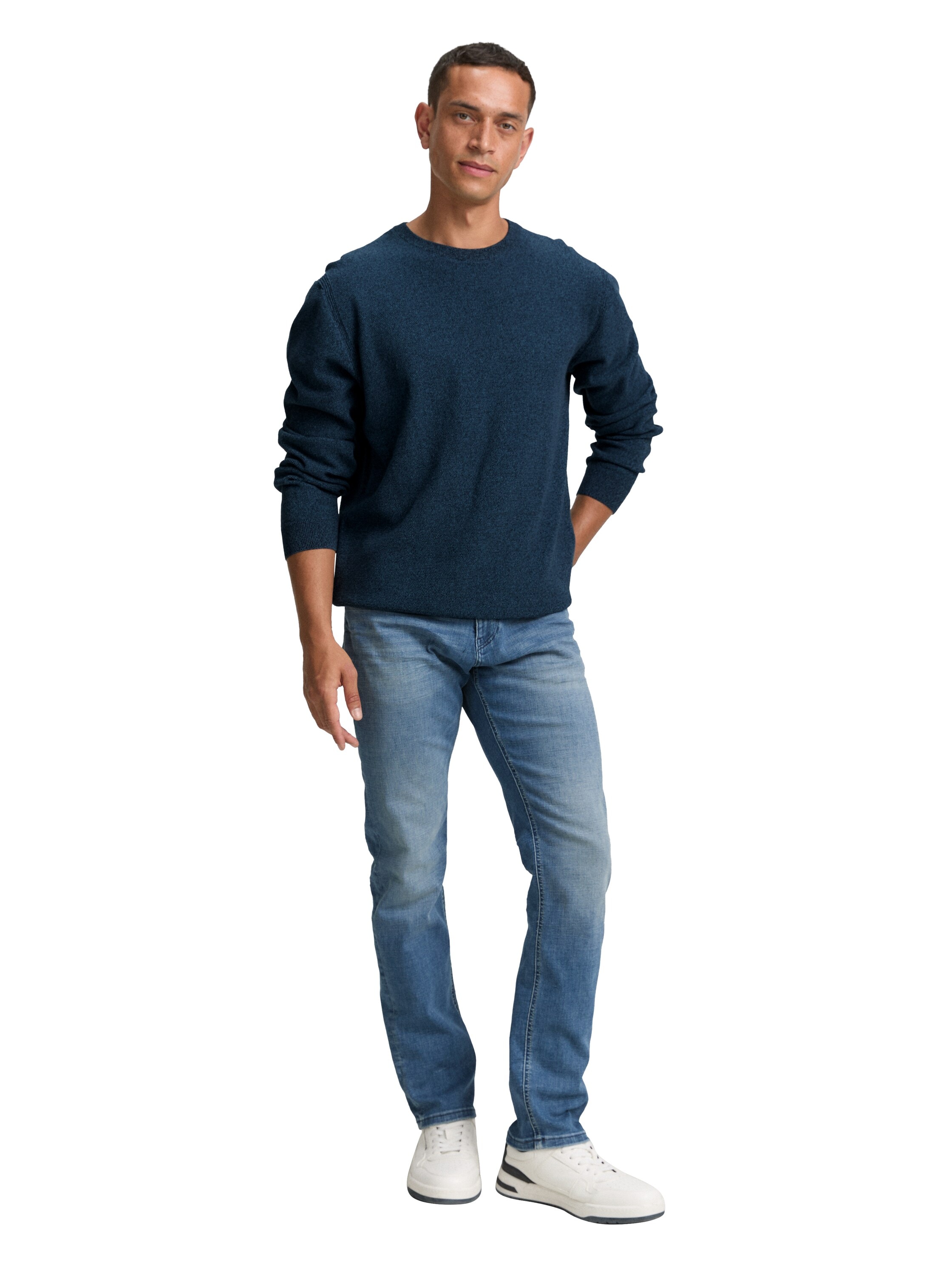 TOM TAILOR Strickpullover, mit Bündchen