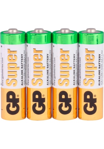 GP Batteries Batterie »Super Alkaline AA«, LR06, 1,5 V, (Set, 4 St.) kaufen