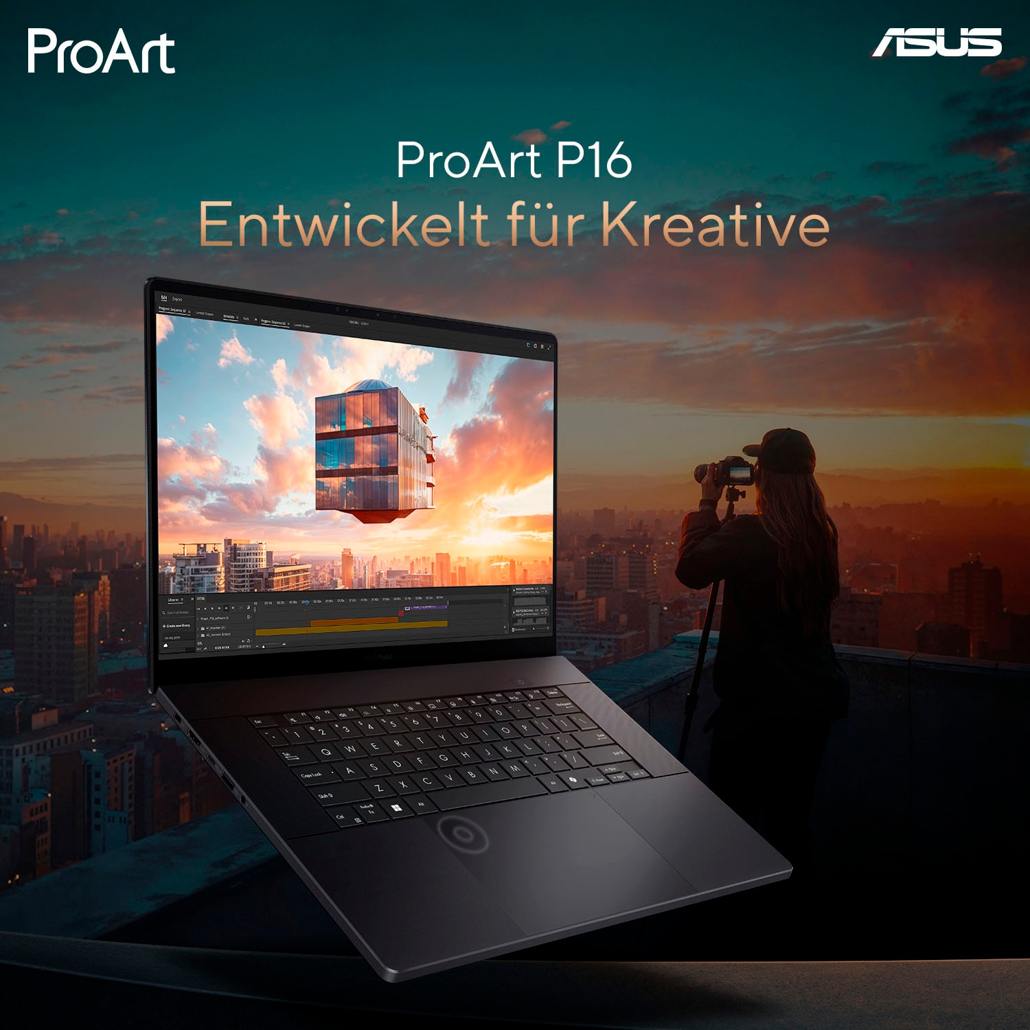 Asus Gaming-Notebook »ProArt P16 H7606WM-RJ075W«, 40,6 cm, / 16 Zoll, AMD, Ryzen™ AI 9, GeForce RTX 5060, 1000 GB SSD
