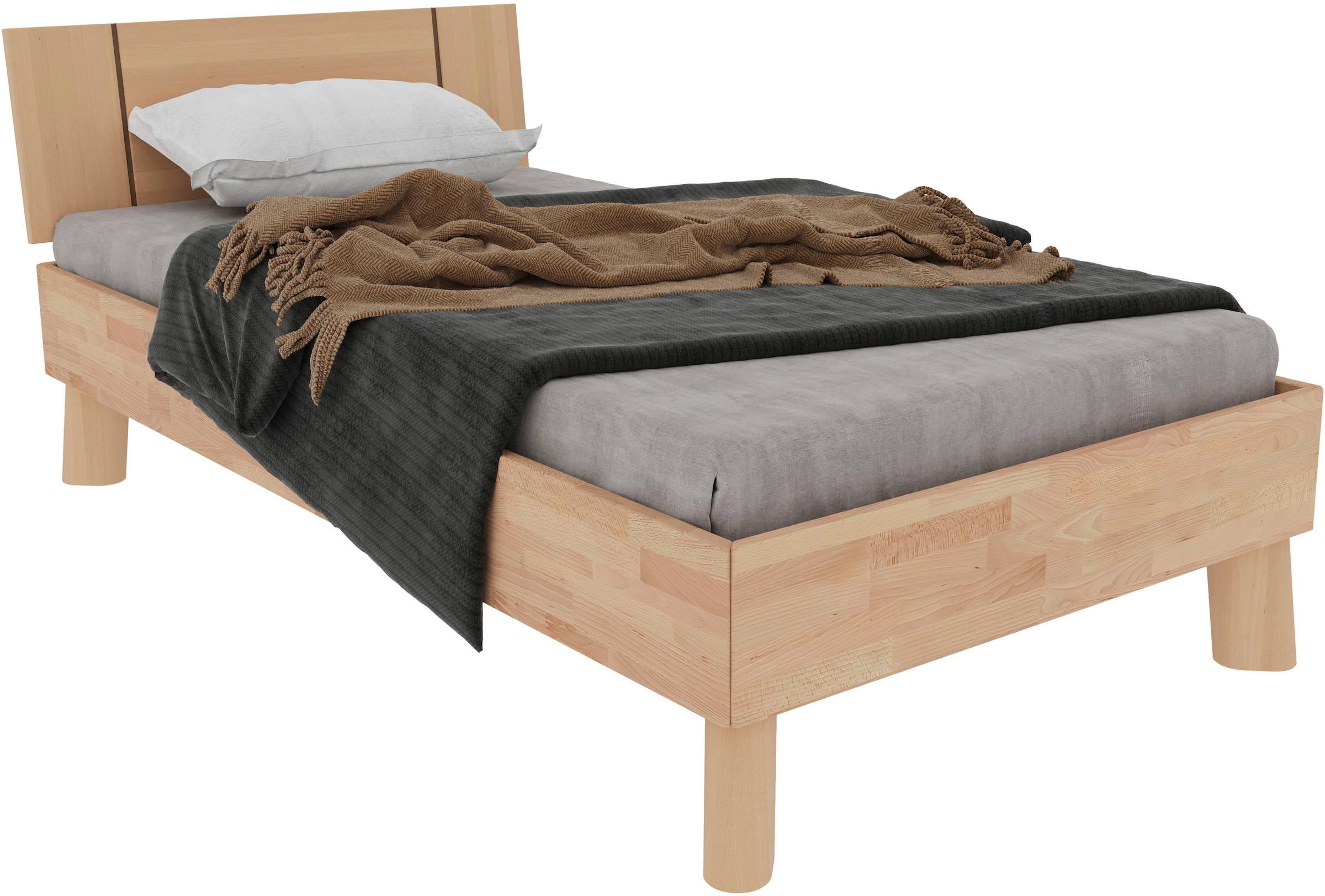 Home affaire Massivholzbett »Chavot II« wahlweise in Kernbuche oder Wildeiche erhältlich