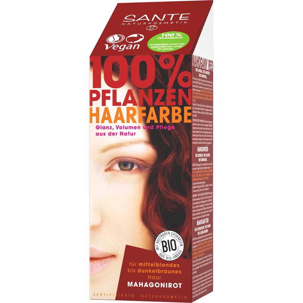 SANTE Haarfarbe »Pflanzenhaarfarbe mahagonirot«