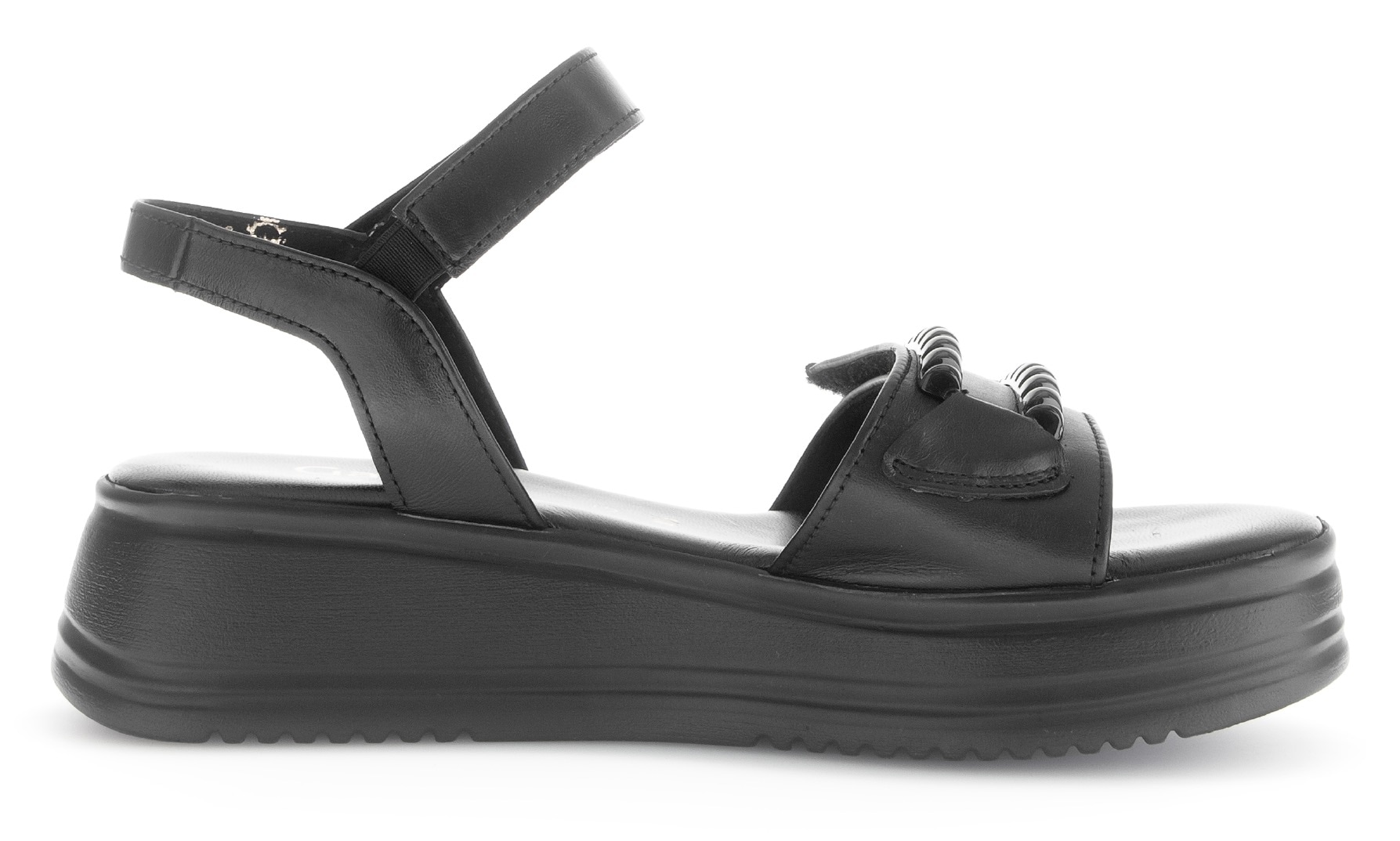 Gabor Sandalette »RHODOS«, Sommerschuh, Riemchensandale mit zwei Klettverschlüssen, G-Weite