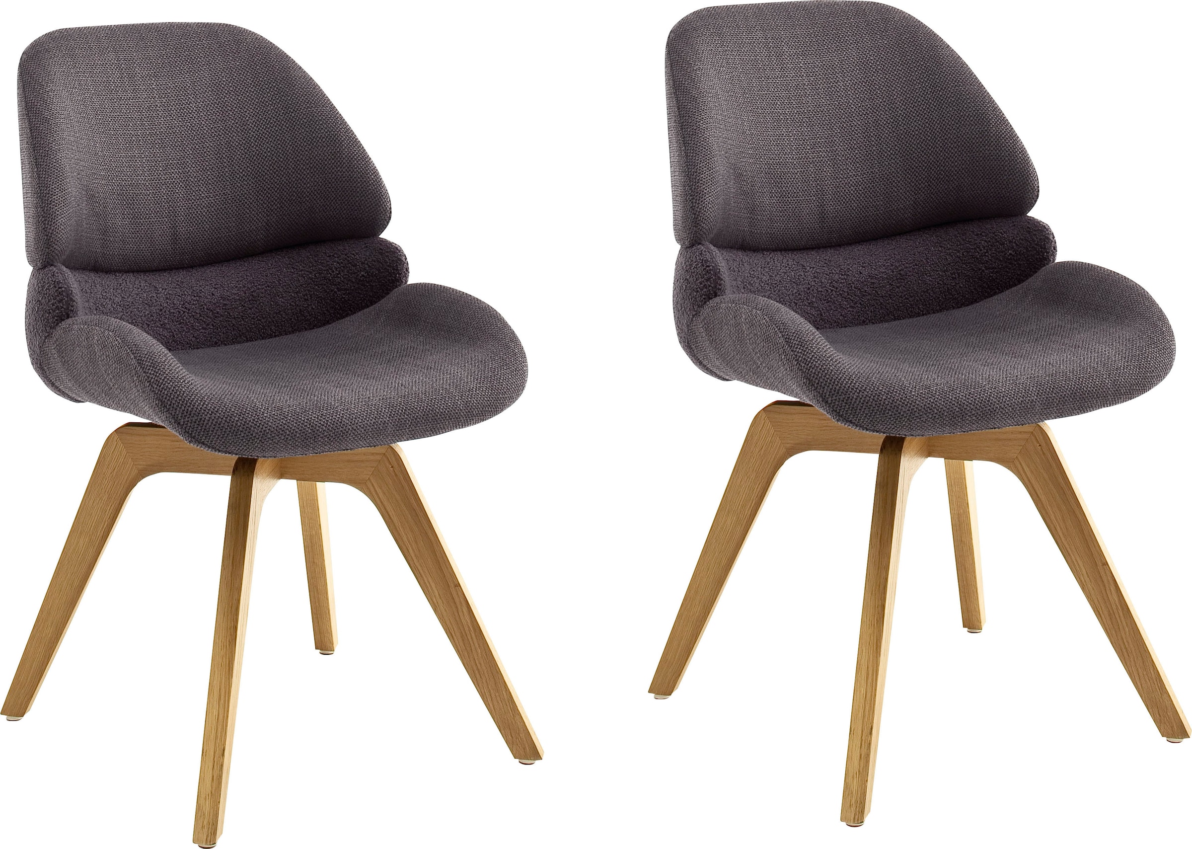 MCA furniture Esszimmerstuhl »Henderson«, online bis kaufen 120 Absetzung, Nivellierung, mit Feinflor St., 180° 2 mit kg (Set), drehbar