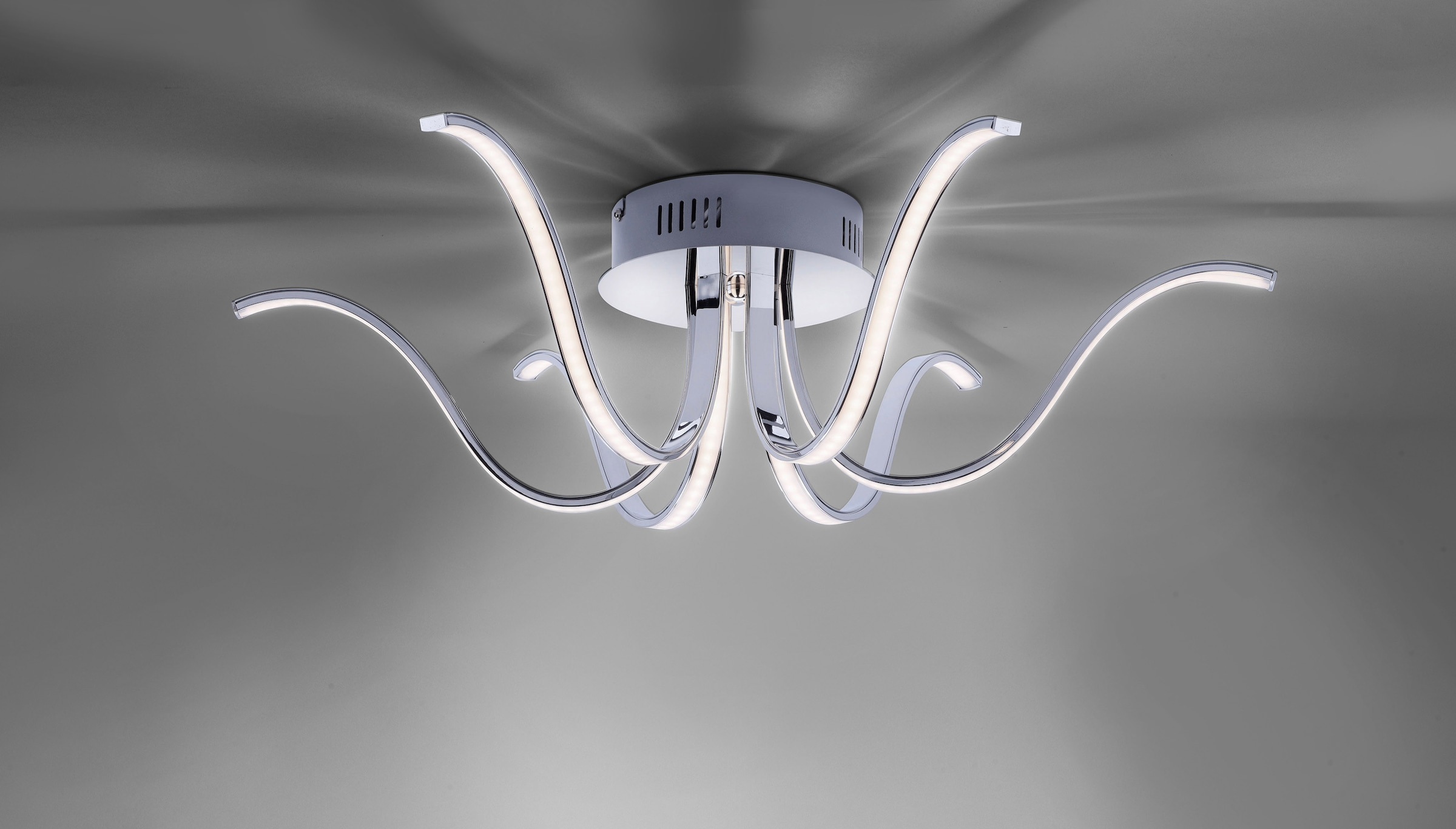 JUST LIGHT LED Deckenleuchte »VALERIE«, 6 flammig, Leuchtmittel LED-Board | LED wechselbar, LED Deckenlampe