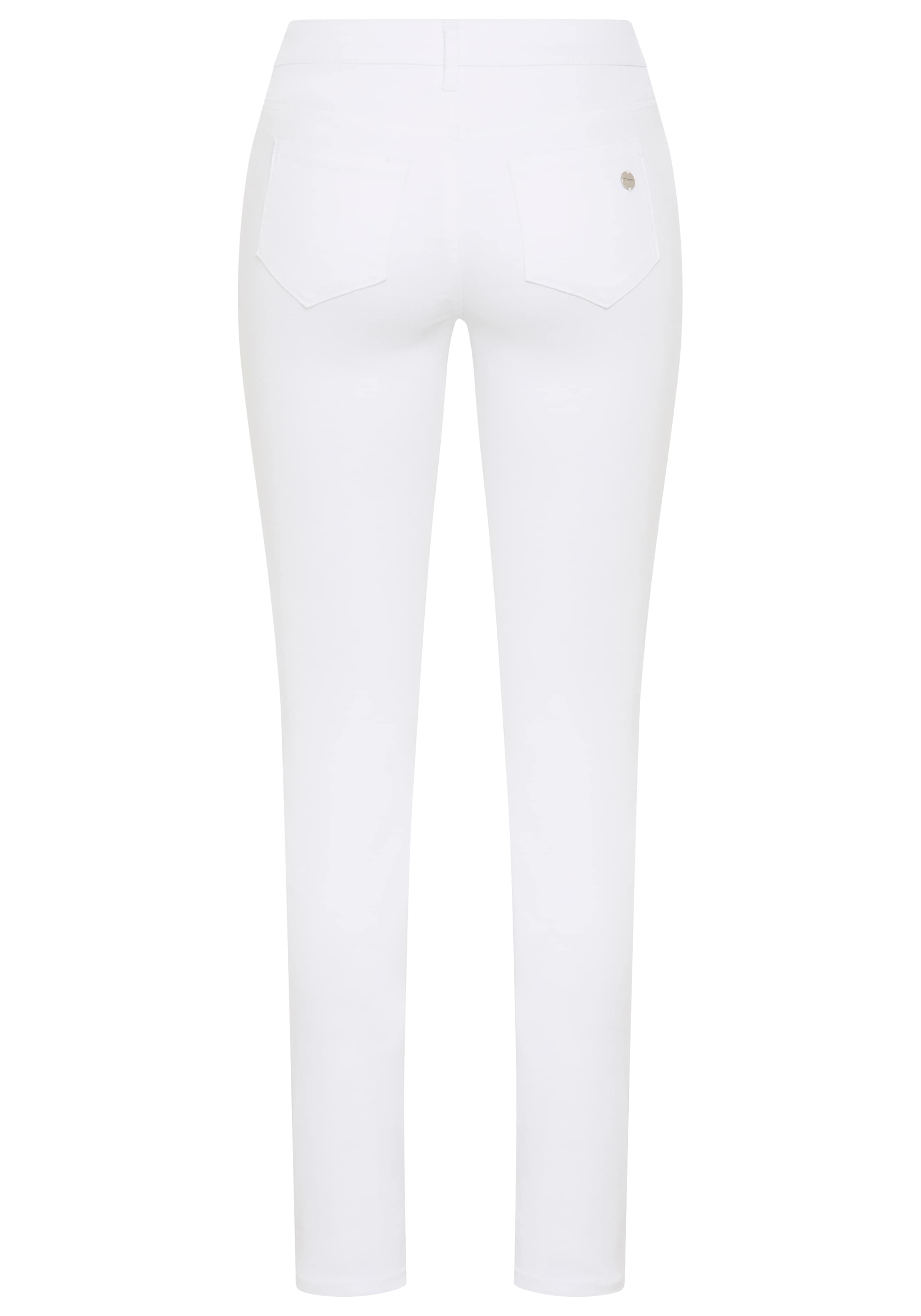 Tamaris Skinny-fit-Jeans schmale Beinweite, mit Gürtelschlaufenbund, mit Metallreißverschluss