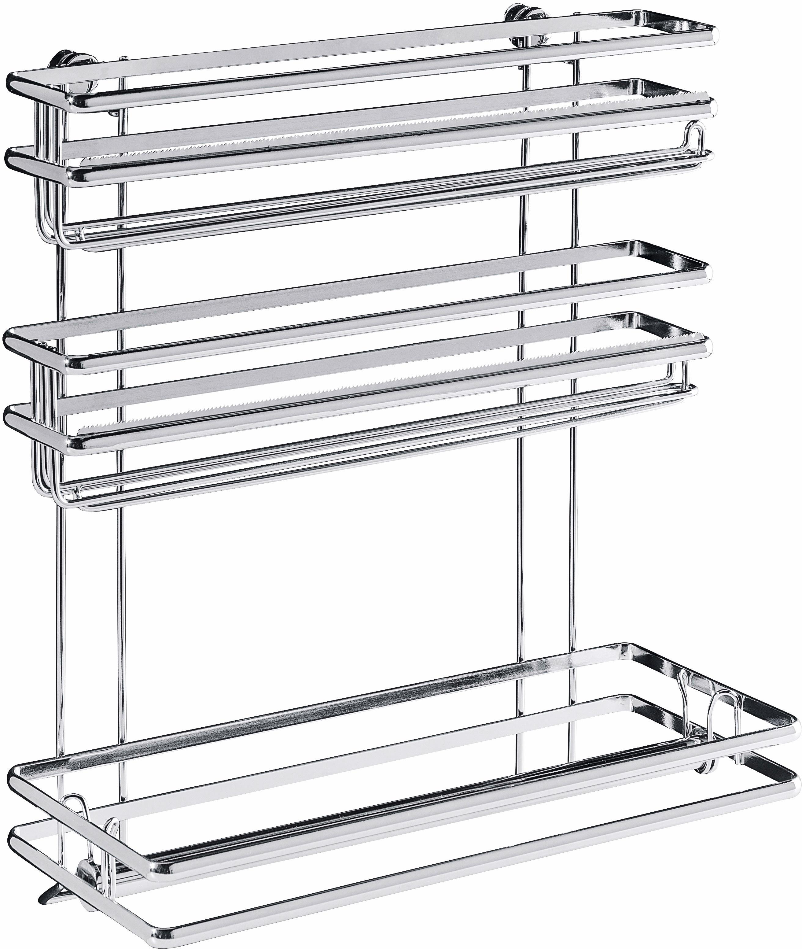 Wenko Wandrollenhalter »Style« mit Vacuum-Loc Befestigungssystem in silberfarben