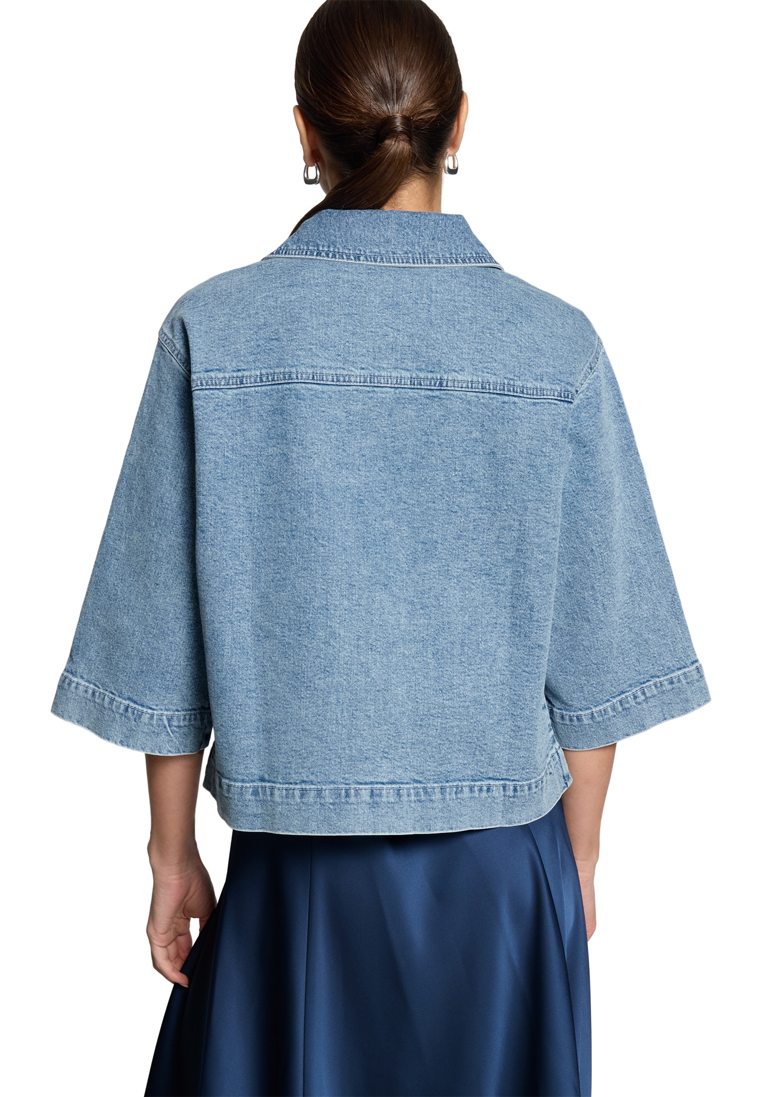 Zero Jackenblazer »Blazer-Jacke im Jeans-Look«