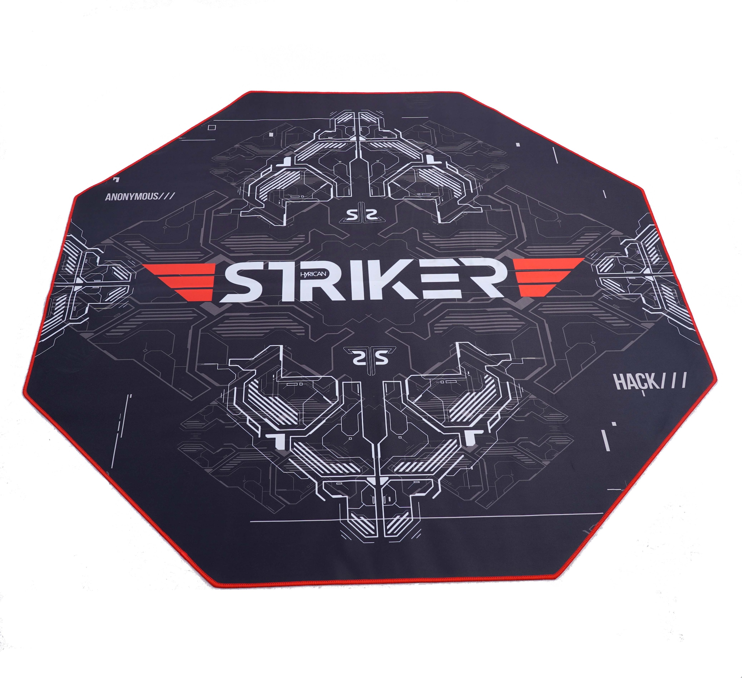 Hyrican Gaming-Stuhl »Striker Gaming-Stuhl "Copilot" Gamingstuhl + Stuhlunterlage«, Bodenschutzmatte 1100x1100x2mm