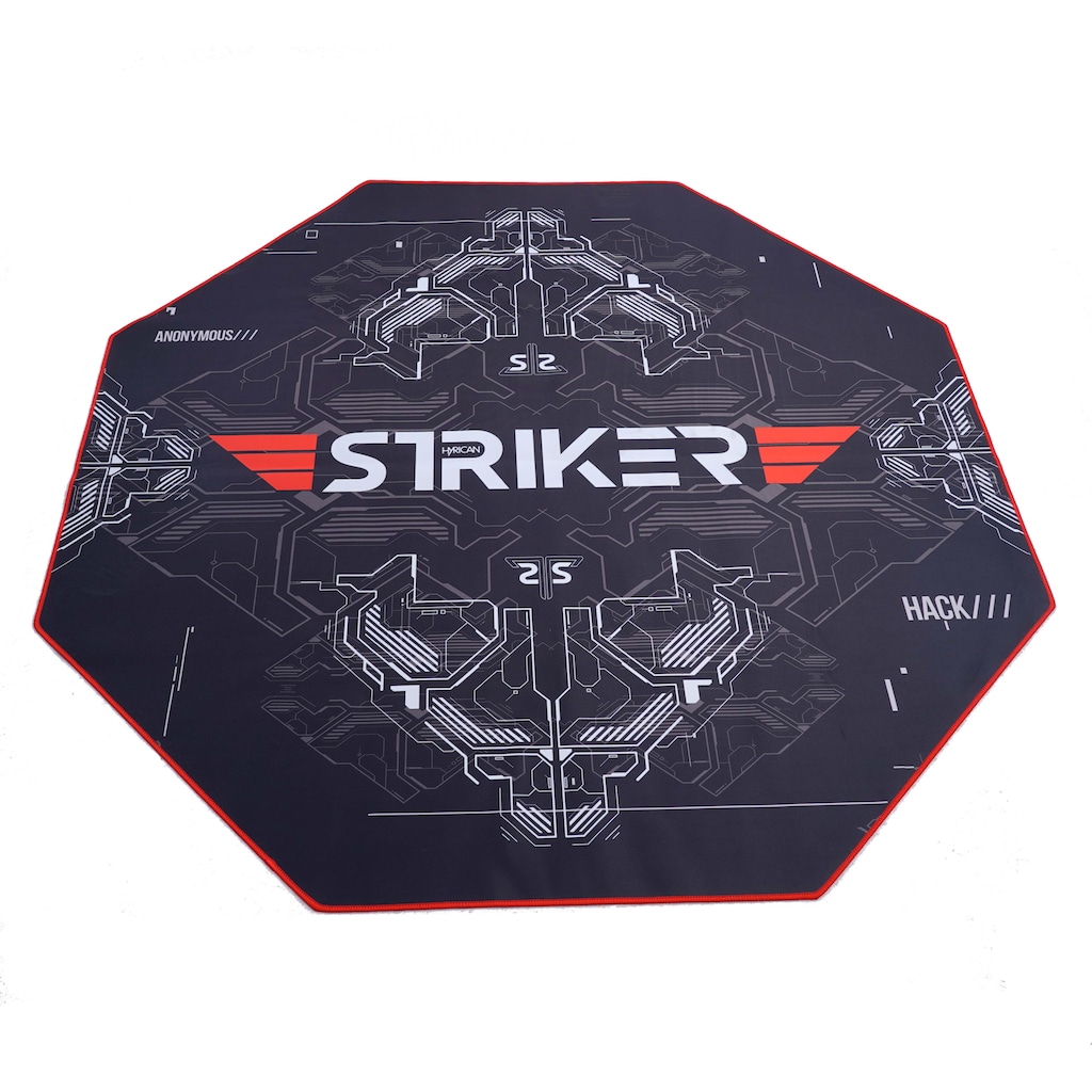 Hyrican Gaming-Stuhl »Striker "Runner" ergonomischer Gamingstuhl, Schreibtischstuhl«, (Set), Stoff