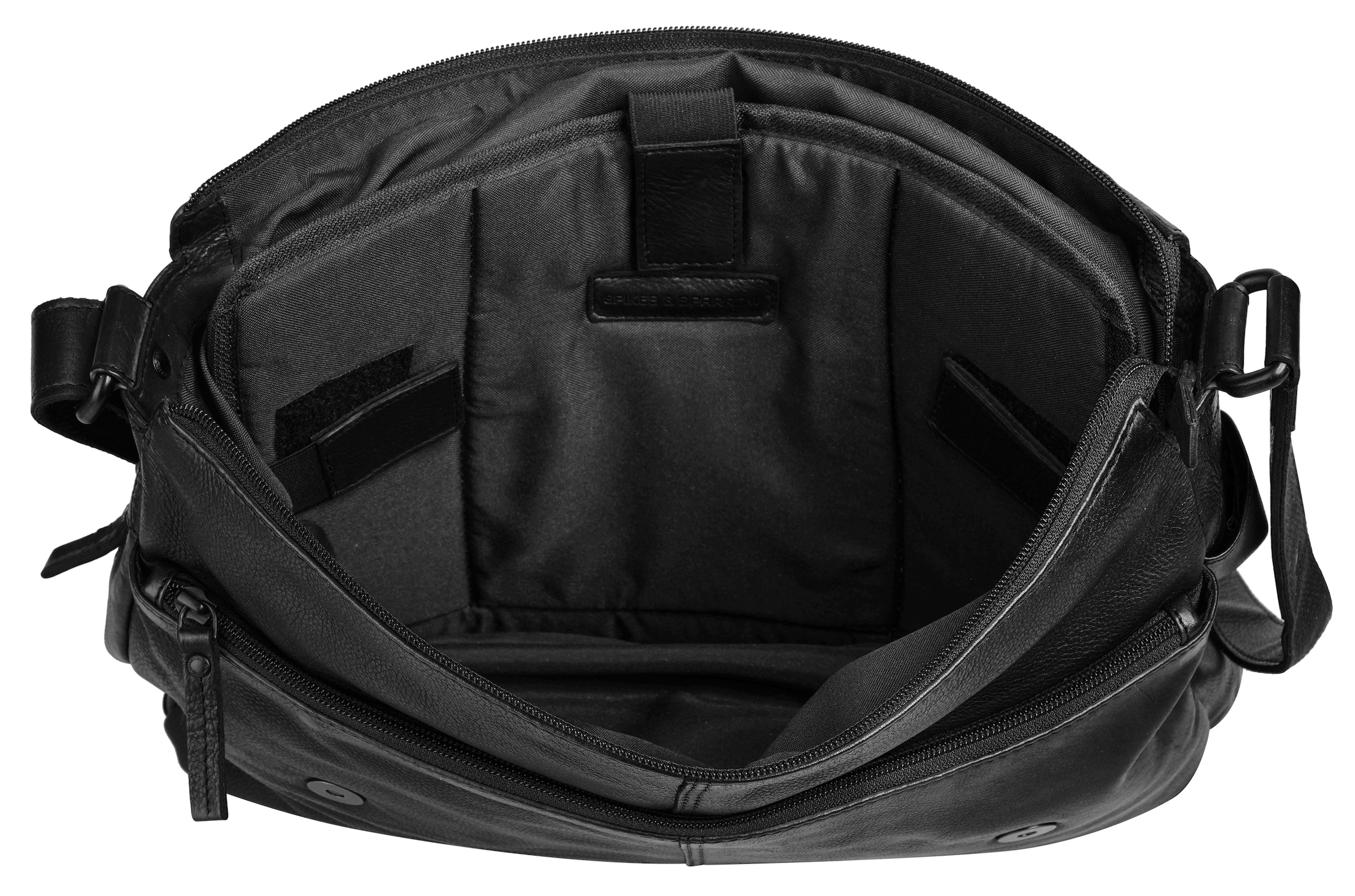 Spikes & Sparrow Messenger Bag, echt Leder