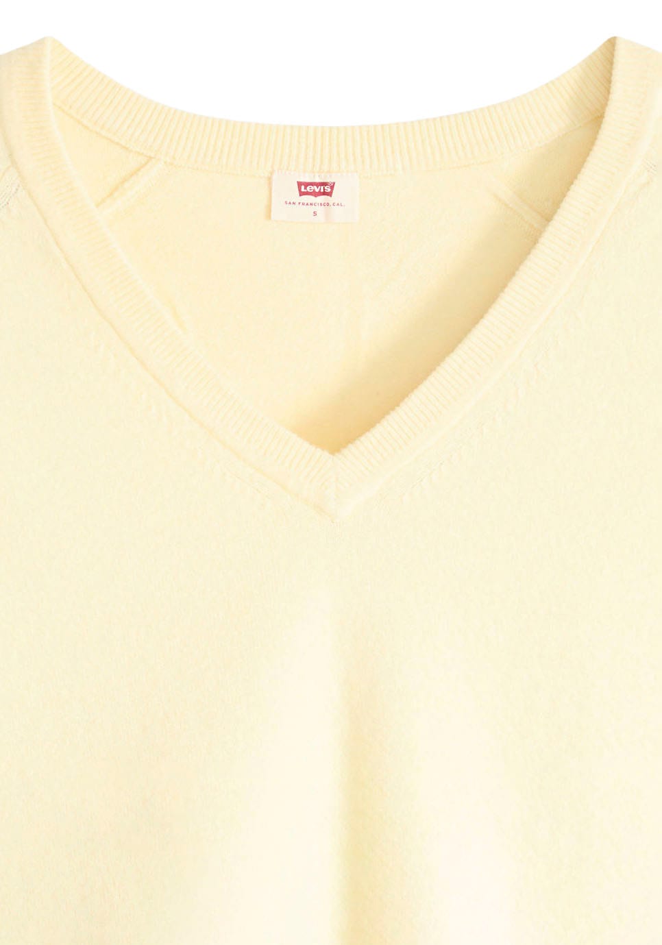 Levi's® V-Ausschnitt-Pullover »SUPER SOFT VNECK PULLOVER« im Bund beidseitig mit kurzem Schlitz
