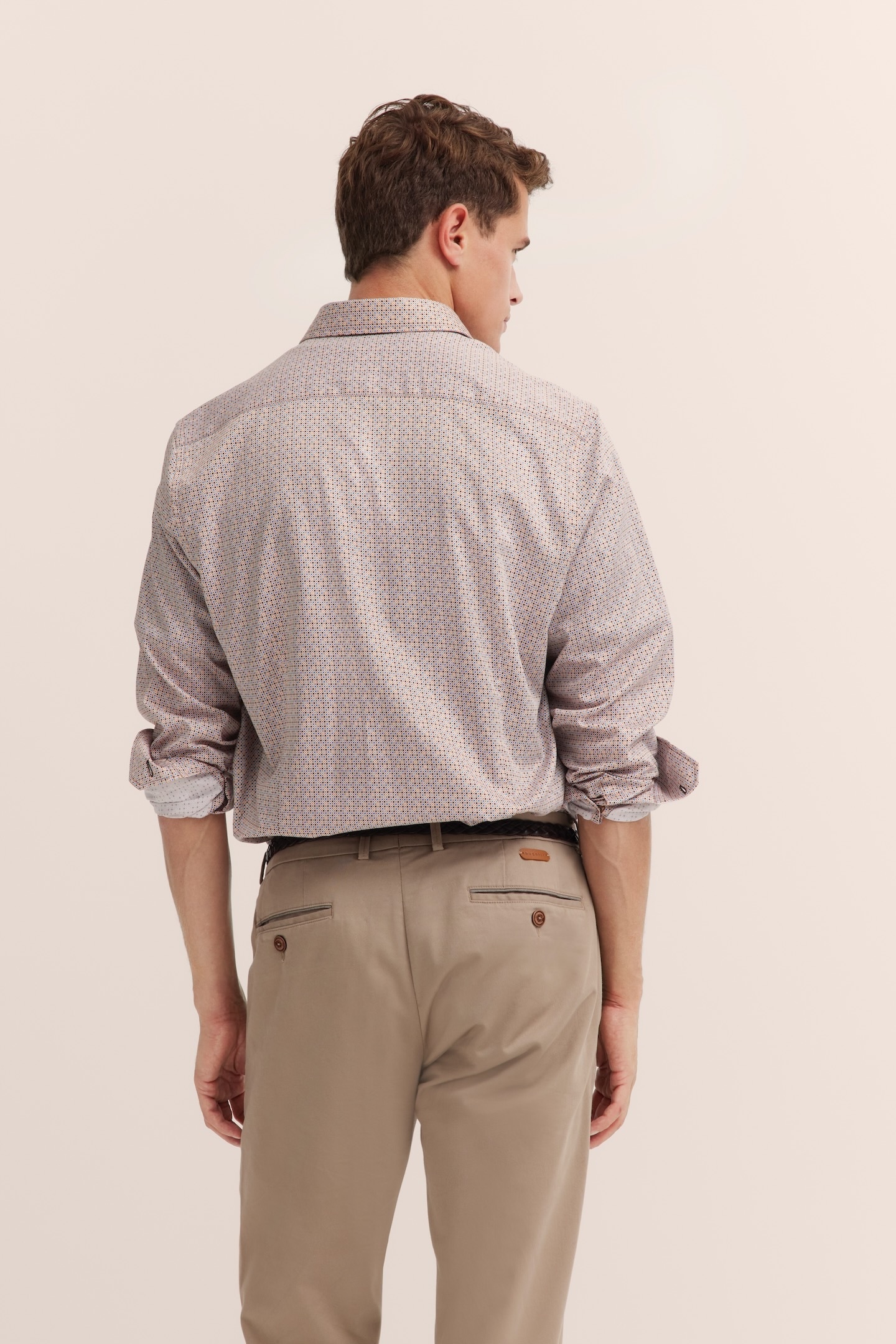 bugatti Langarmhemd, mit Under-Button-Down